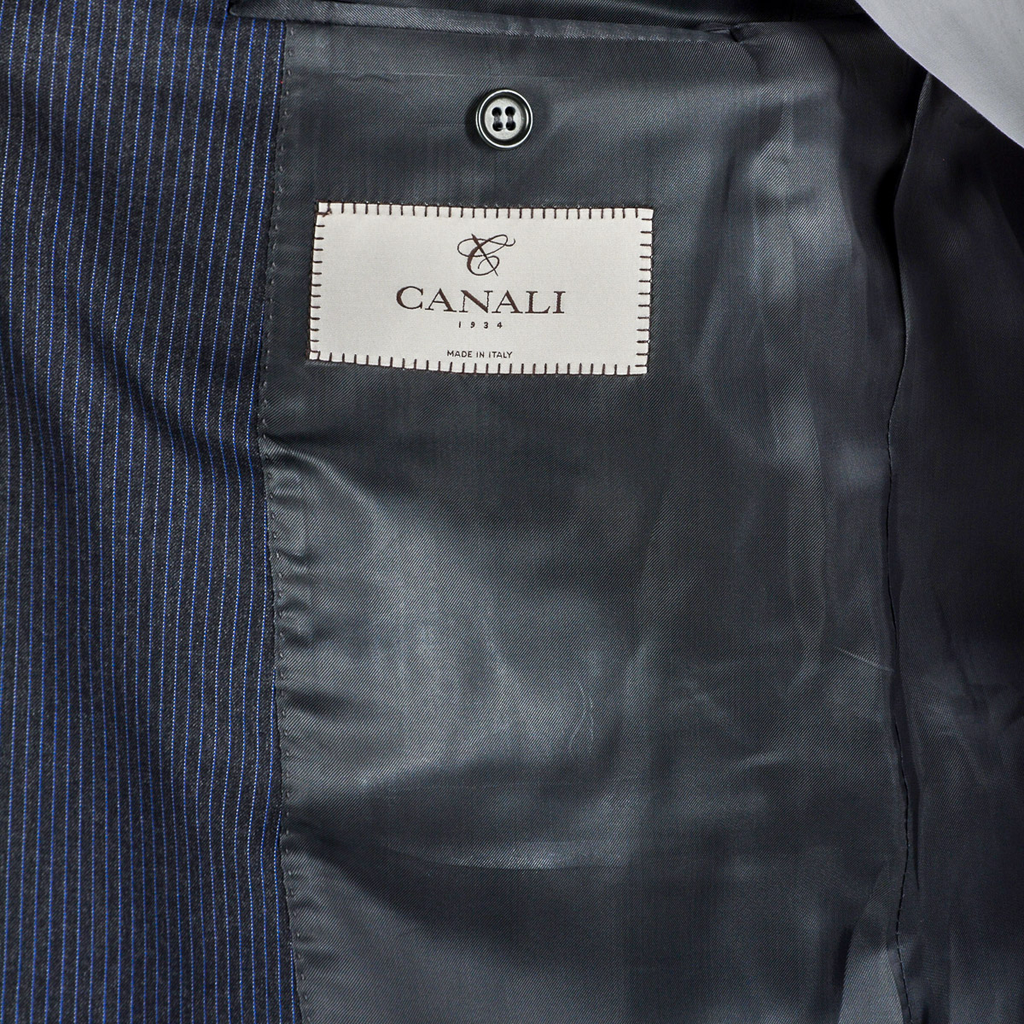 Abito da uomo Canali maniche lunghe grigio scuro