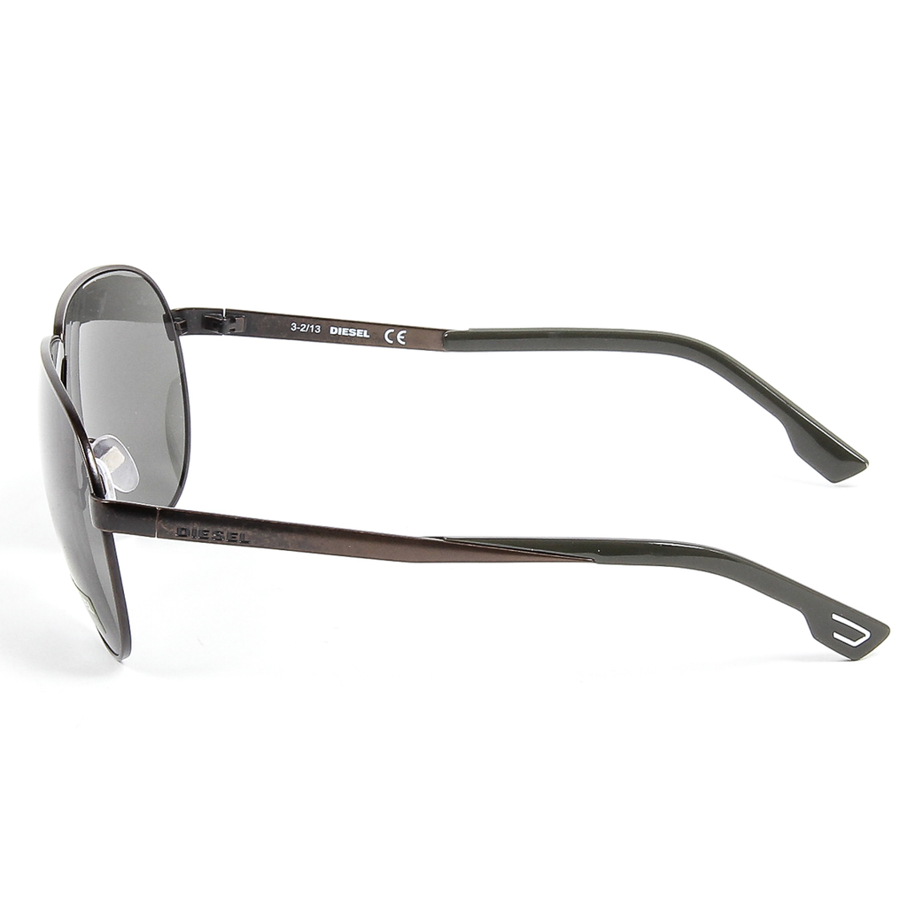 Occhiali da sole in metallo da uomo Diesel DL0079 66 38N