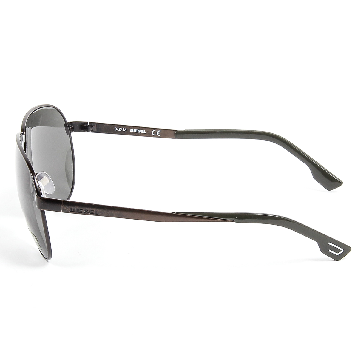 Occhiali da sole in metallo da uomo Diesel DL0079 66 38N