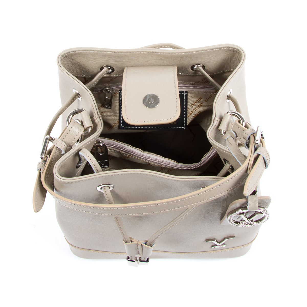 V 1969 Italia Borsa da donna Taupe LINZIE