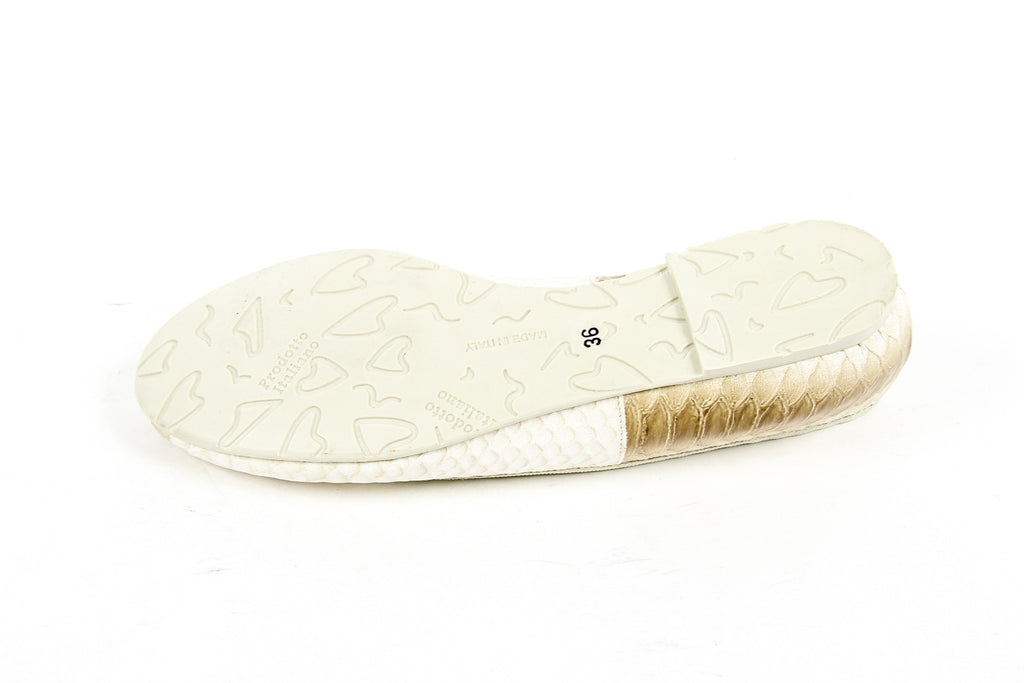 V 1969 Italia Ballerina da donna E08 PITONE BEIGE