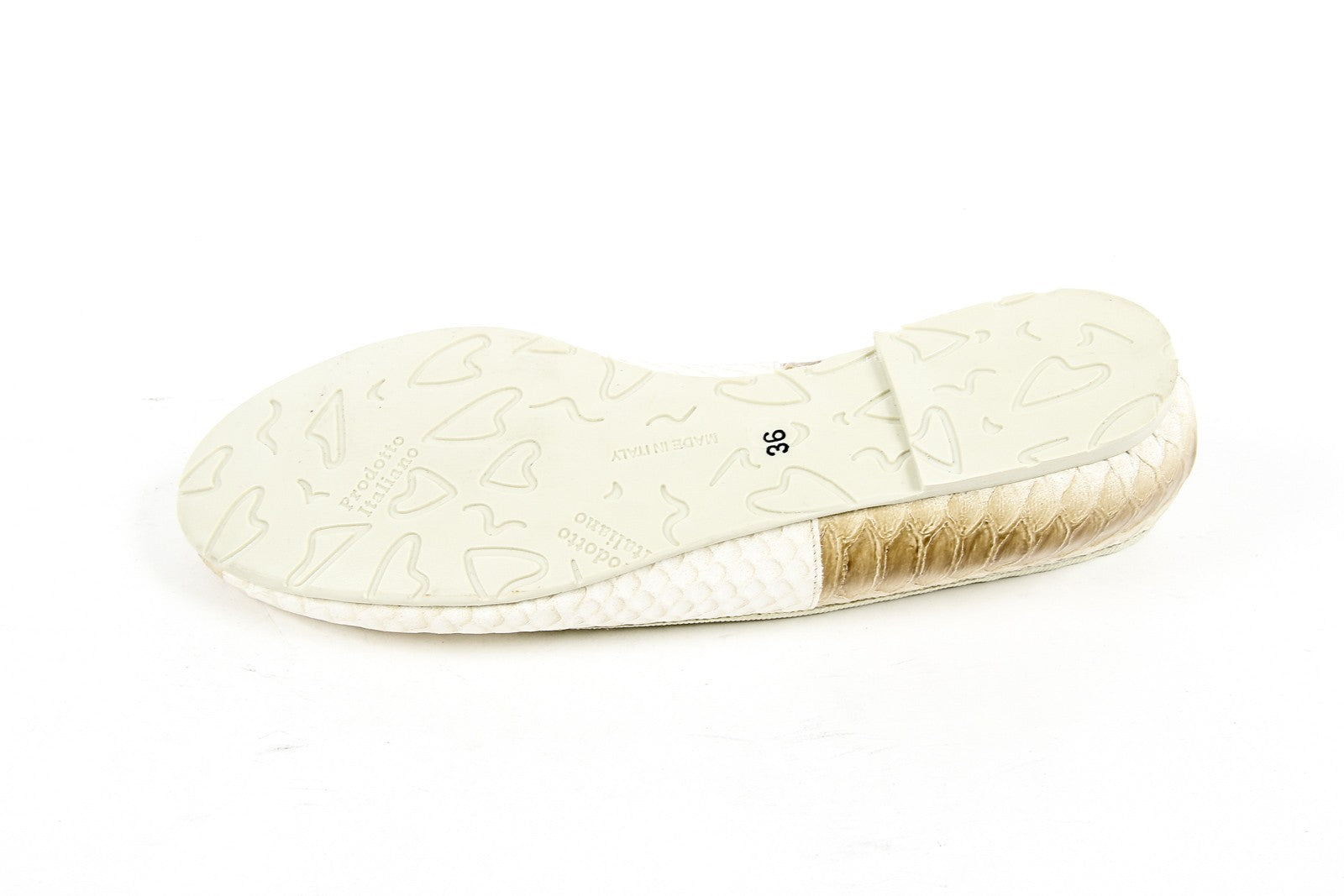 V 1969 Italia Ballerina da donna E08 PITONE BEIGE