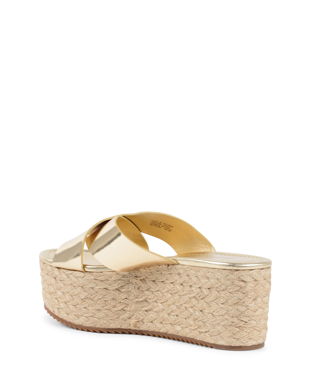Sandalo con plateau da donna Michael Kors Oro VIVIANNA