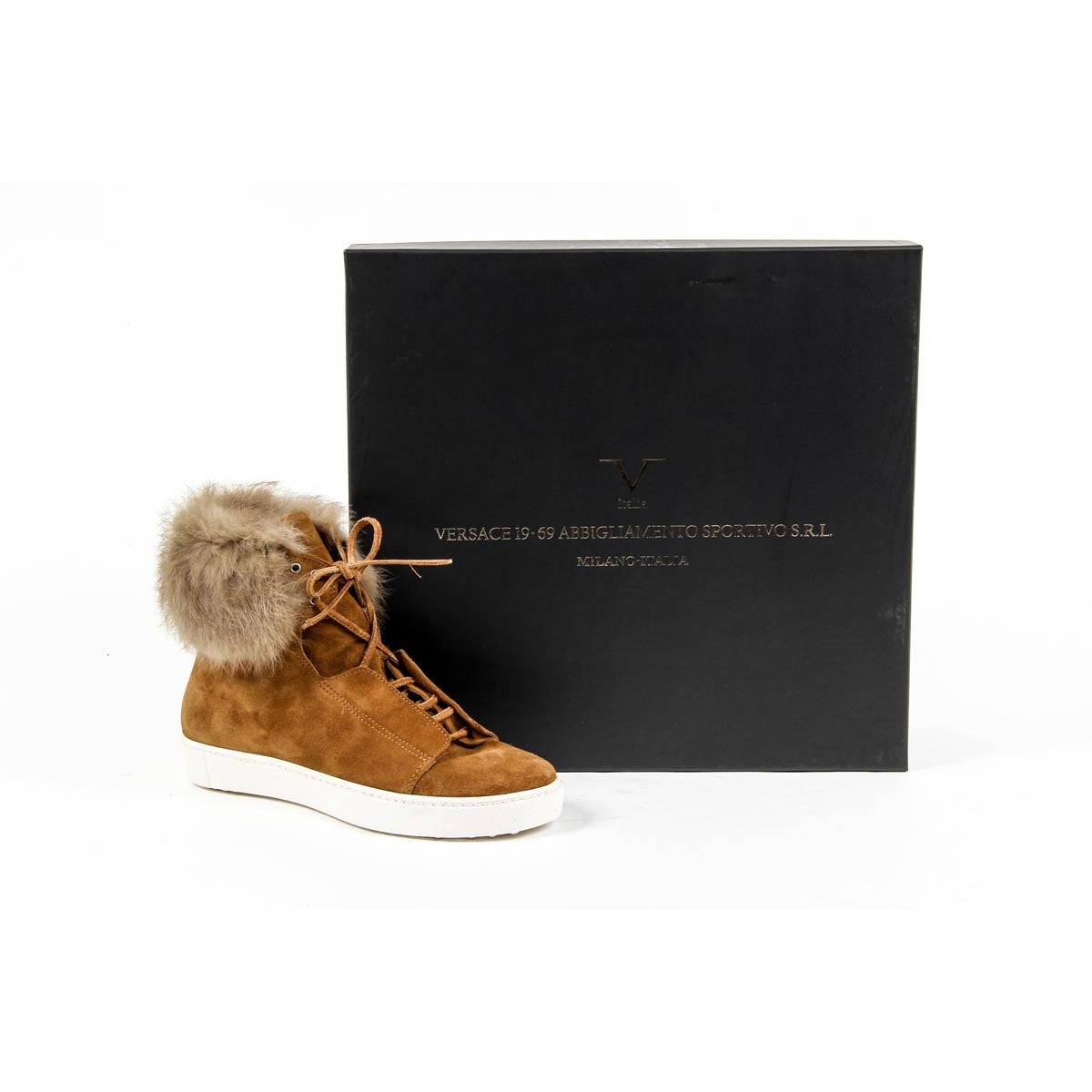 Sneaker Alta da Donna V 1969 Italia 312084 CROSTA CUORO