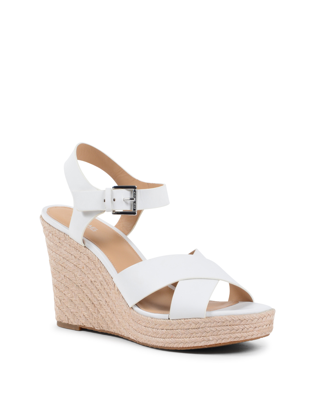 Sandalo con zeppa bianco da donna Michael Kors KADY