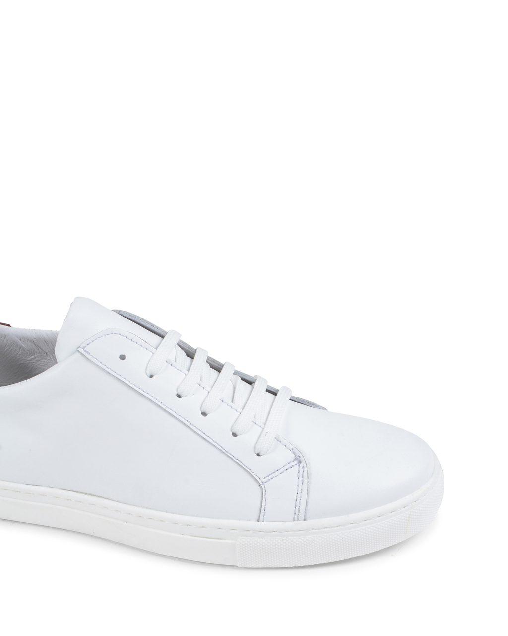 Sneaker Uomo 19V69 Italia Bianco Bordeaux 035 VITELLO BIANCO BORDEAUX