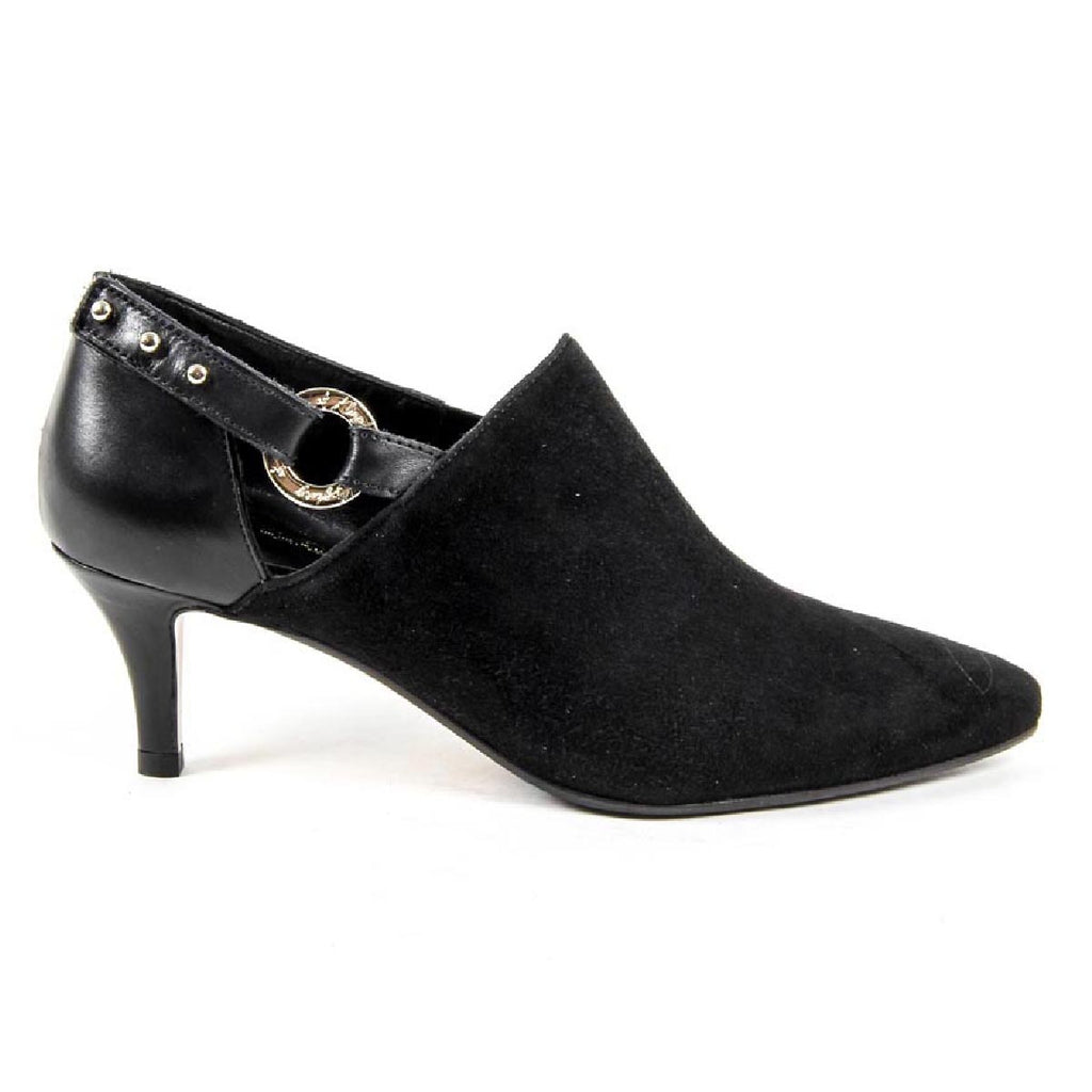 Scarpa con tacco da donna V 1969 Italia KATE CAMOSCIO NERO