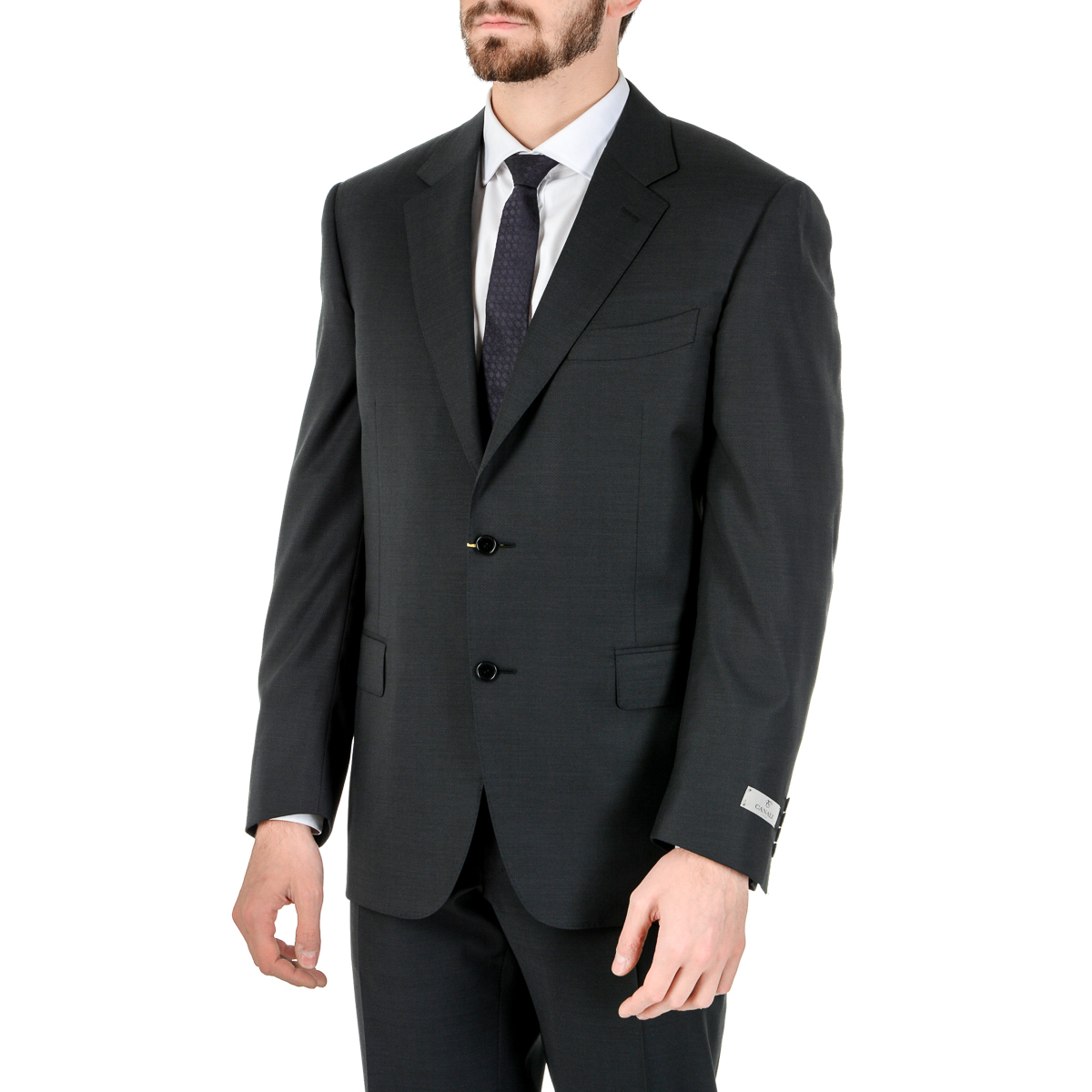 Canali Abito da uomo maniche lunghe nero