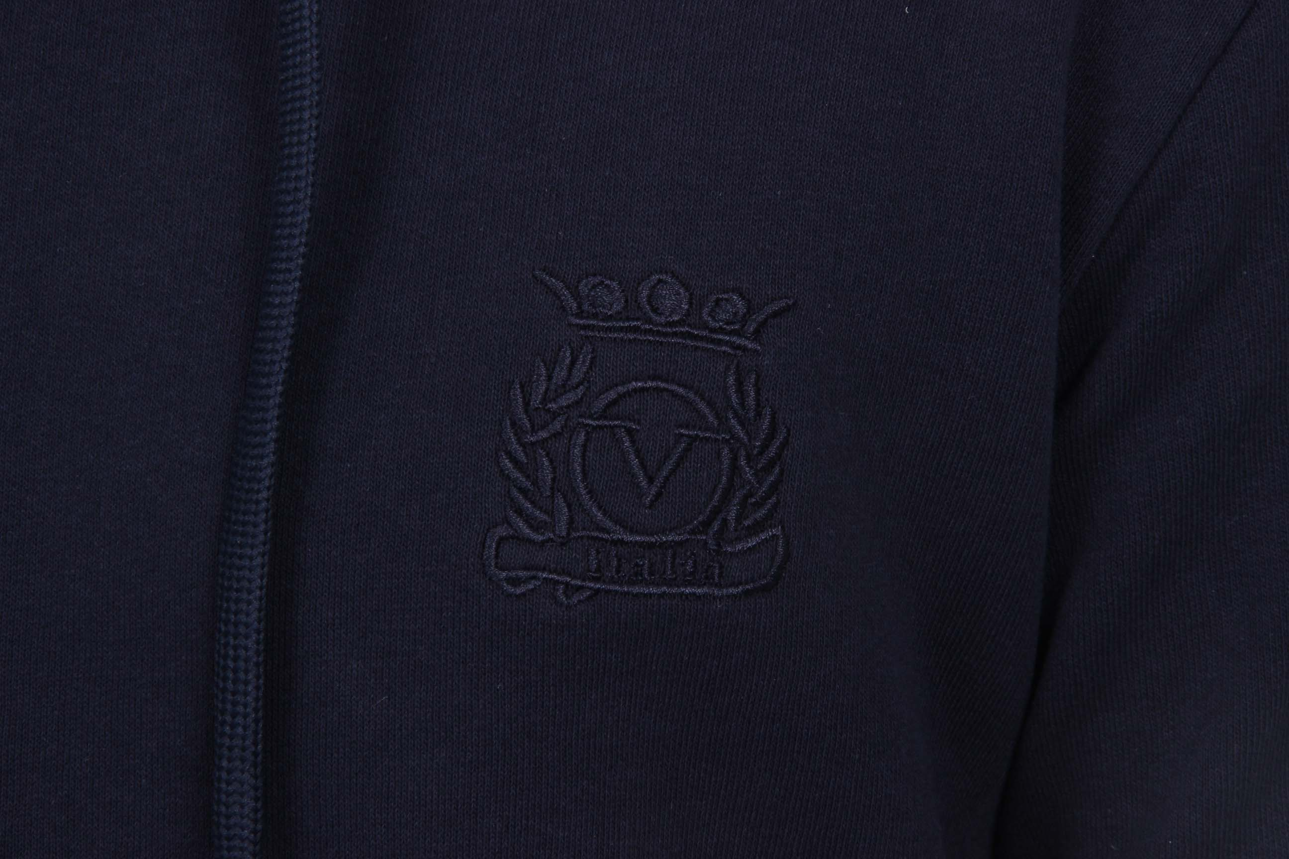 Felpa con cappuccio da uomo V 1969 Italia ART. 4467 BLU SCURO