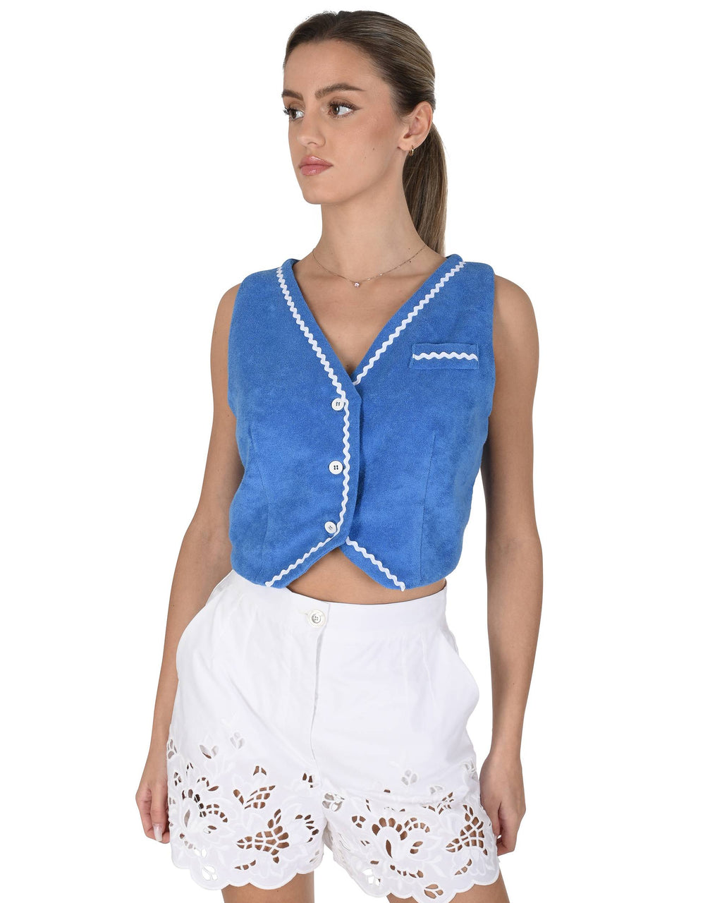 Gilet da donna Nevro ICARUS VEST BLU 501