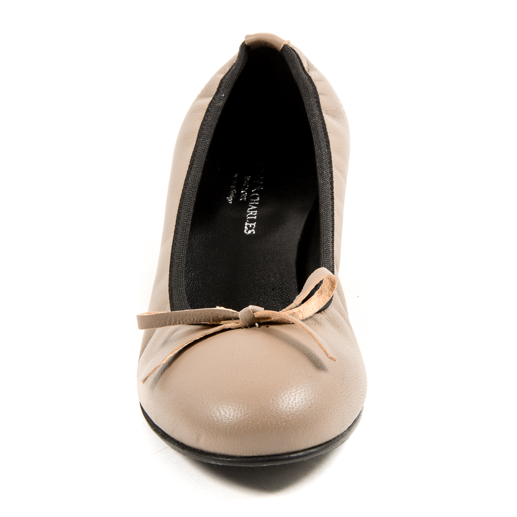 Andrew Charles Ballerina da donna color talpa NICKI