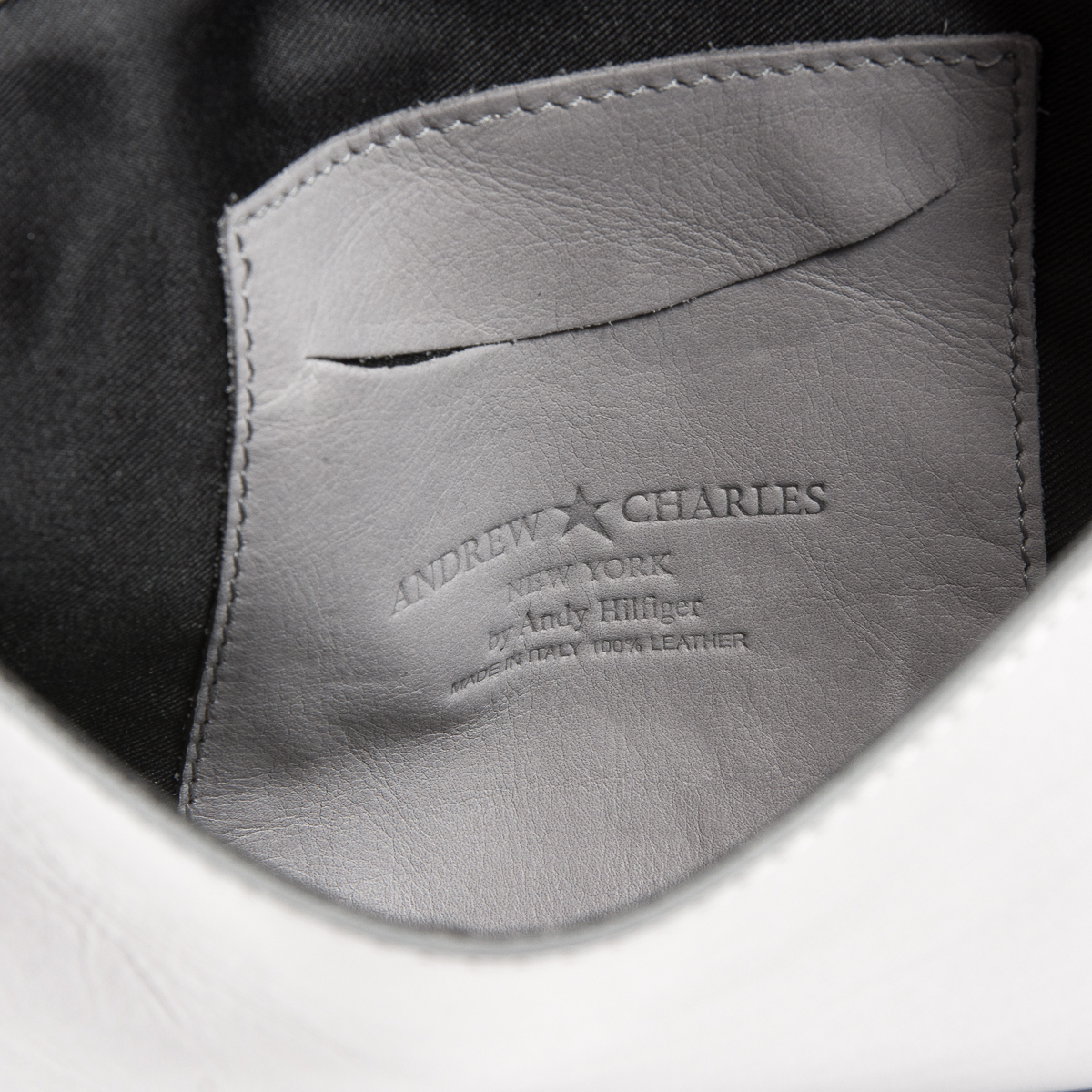 Borsa a mano da donna Andrew Charles grigia CORY