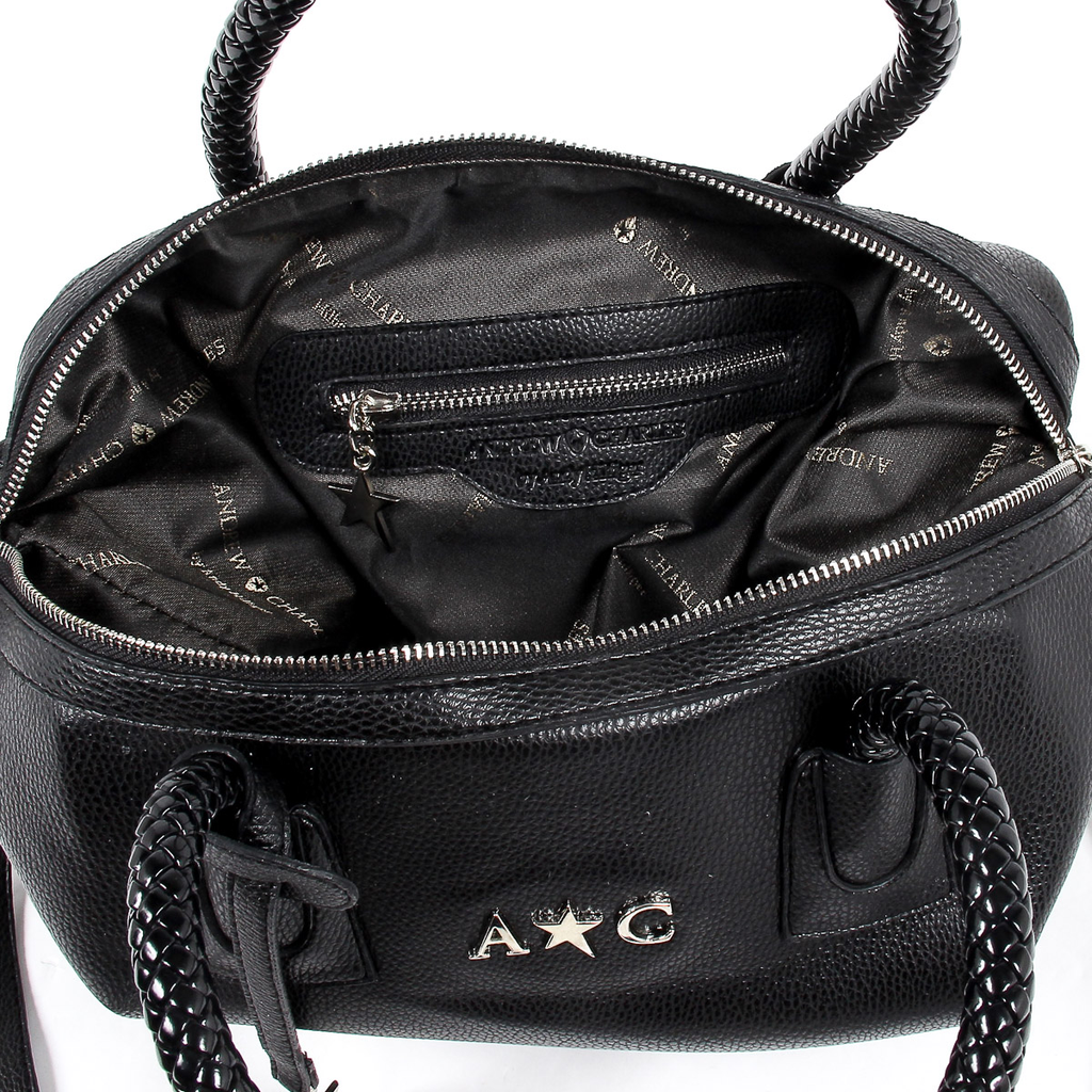 Borsa a mano da donna Andrew Charles nera DARSEY