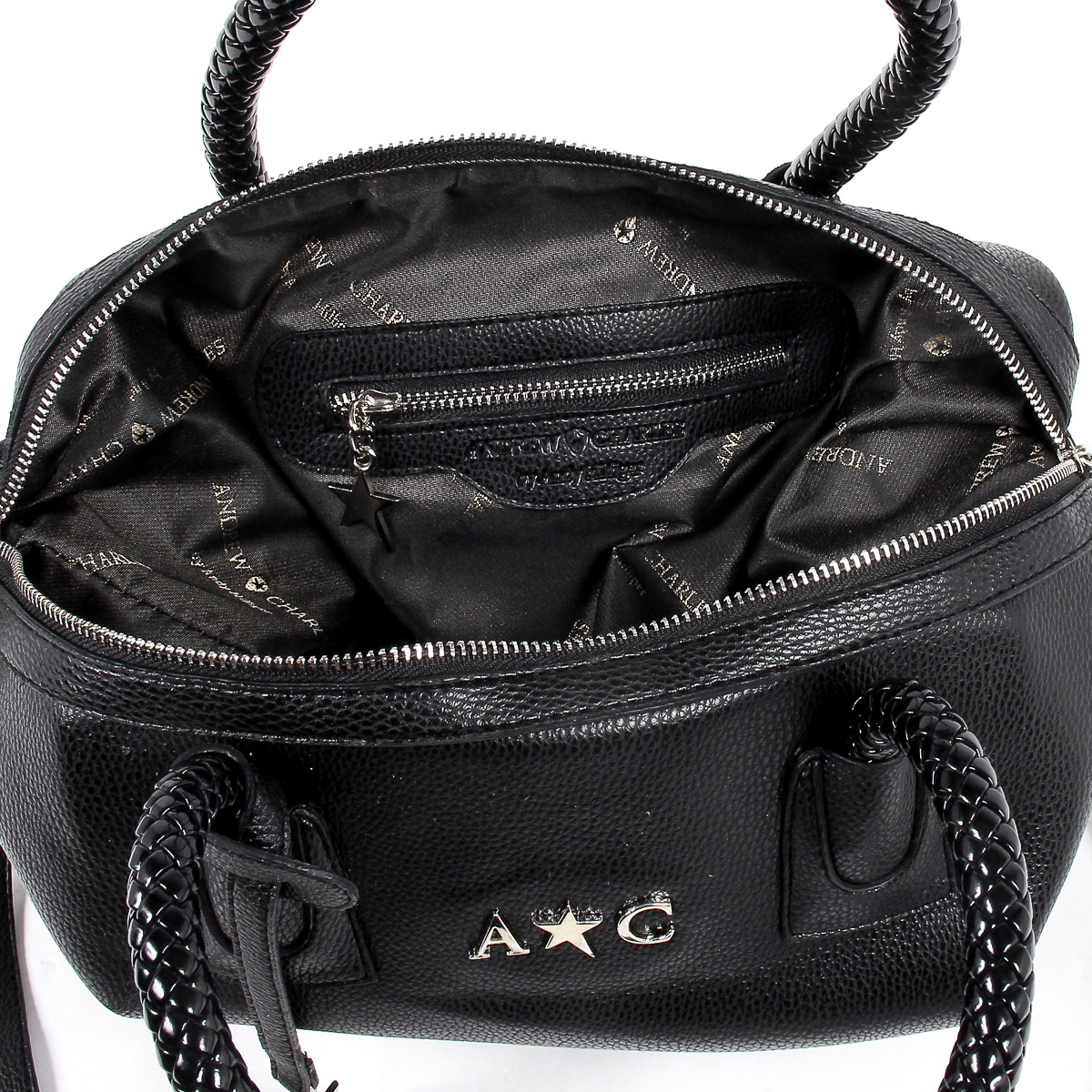 Borsa a mano da donna Andrew Charles nera DARSEY