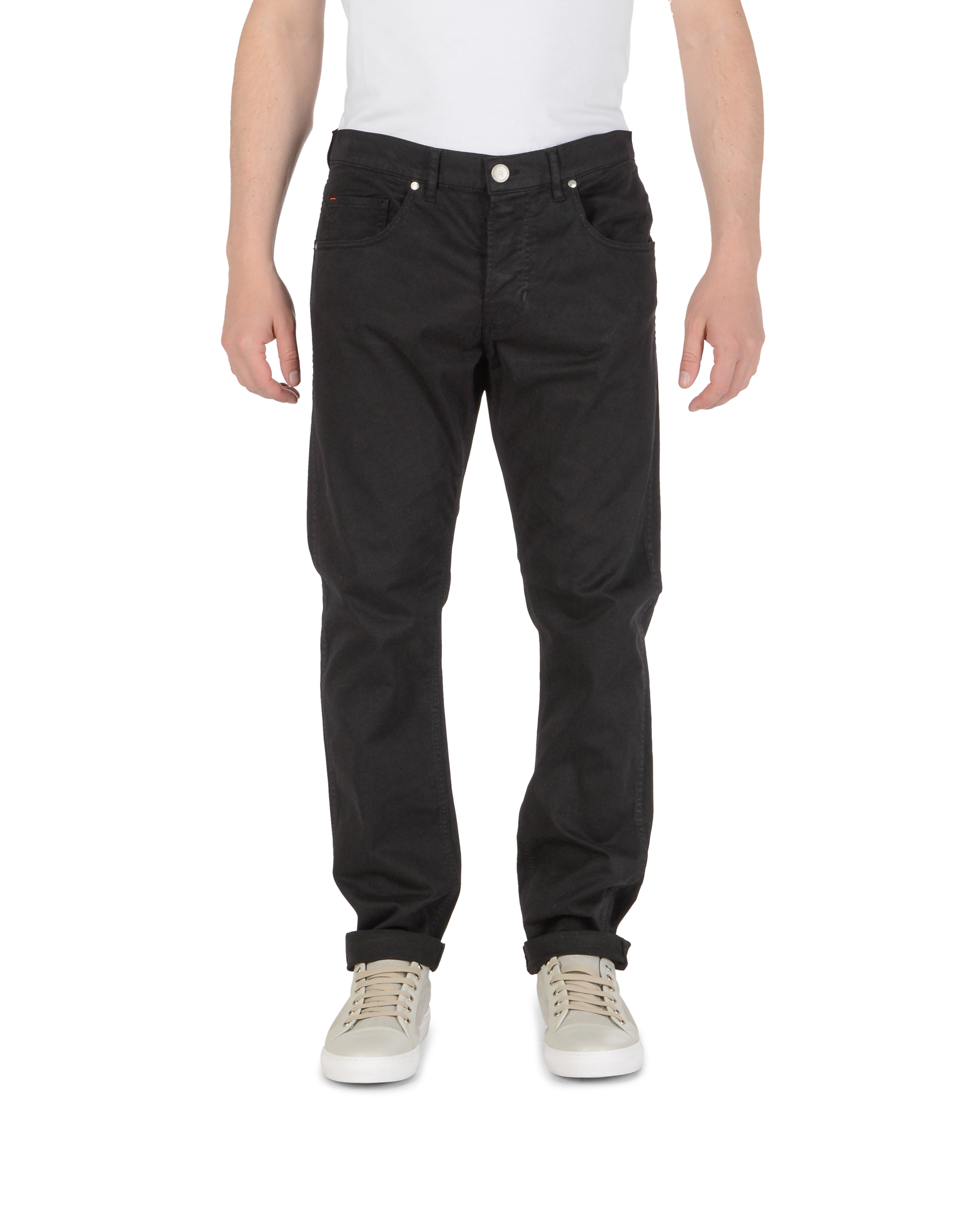 Pantaloni da uomo Andrew Charles Regular Fit FRANK BLACK
