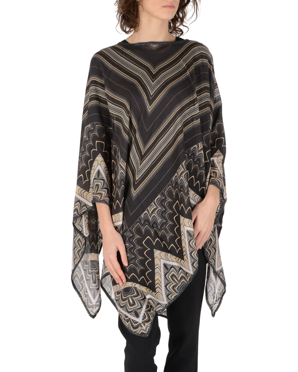 Missoni Donna Poncho Multicolore PO80MMD57490001