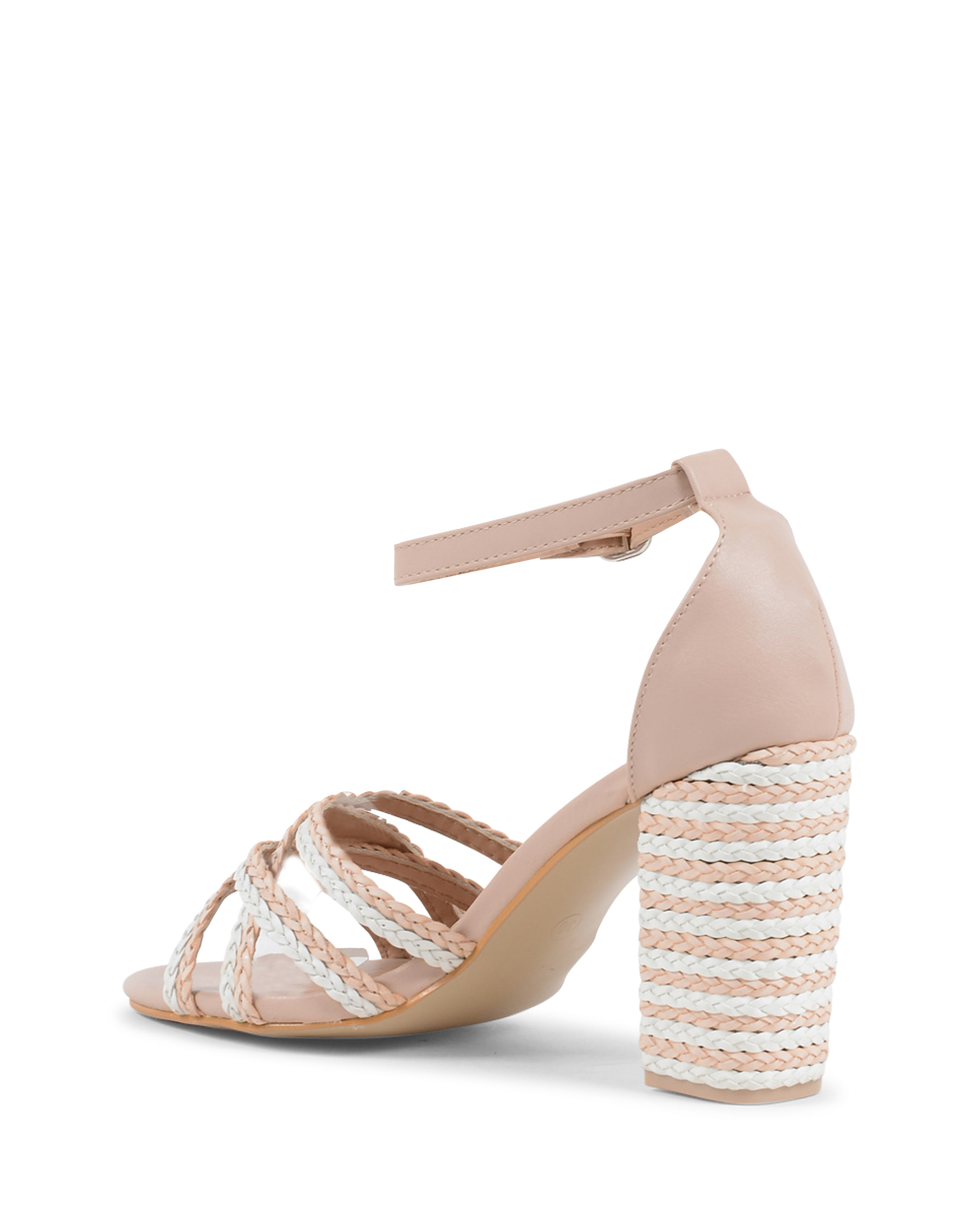 19V69 Italia Sandalo con cinturino alla caviglia da donna Beige V01 BEIGE