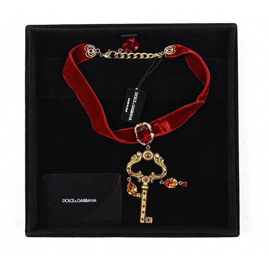 Collana Dolce & Gabbana con ciondolo chiave WNG6C1 W0001 ZOO00