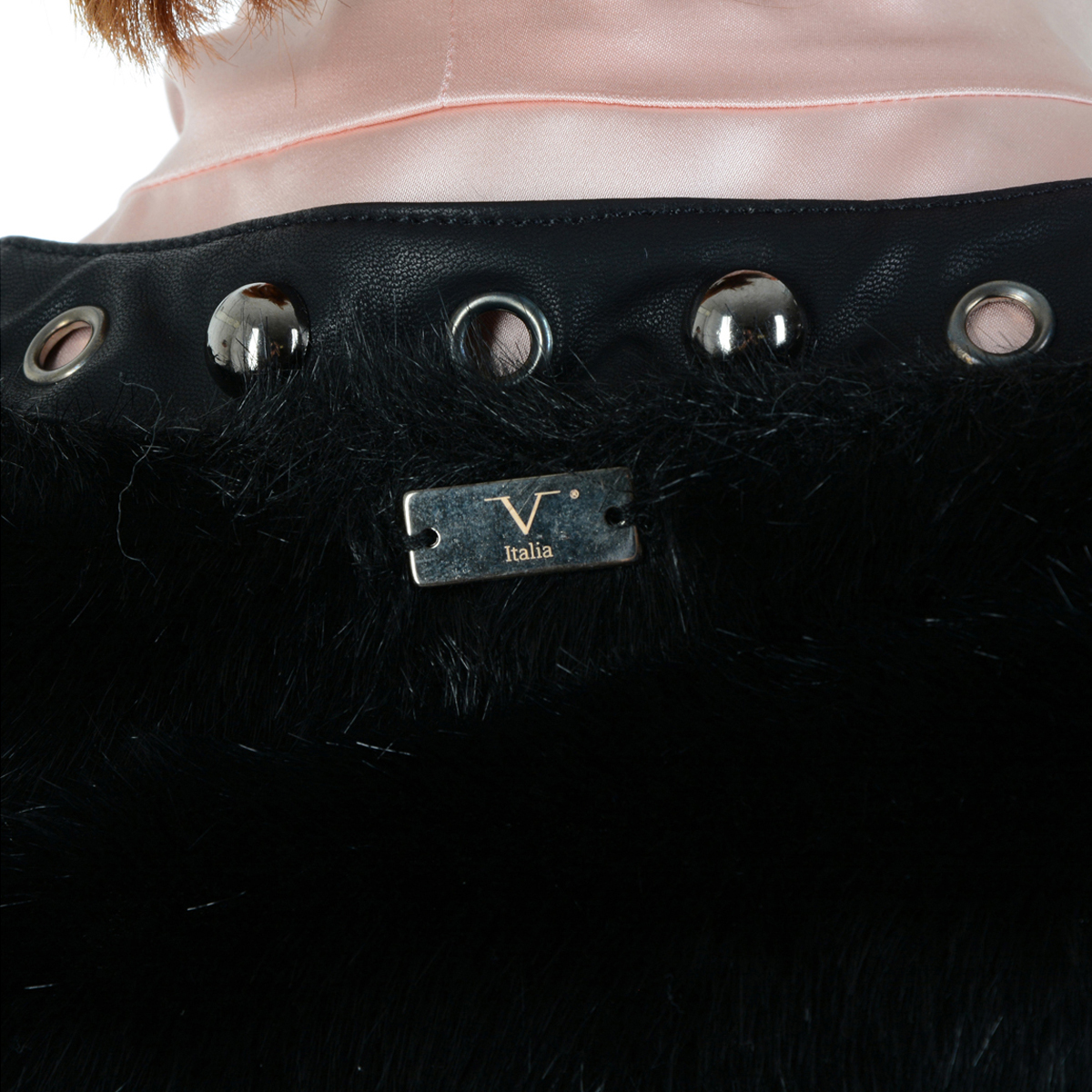 V 1969 Italia Gilet da donna senza maniche nero VERONICA