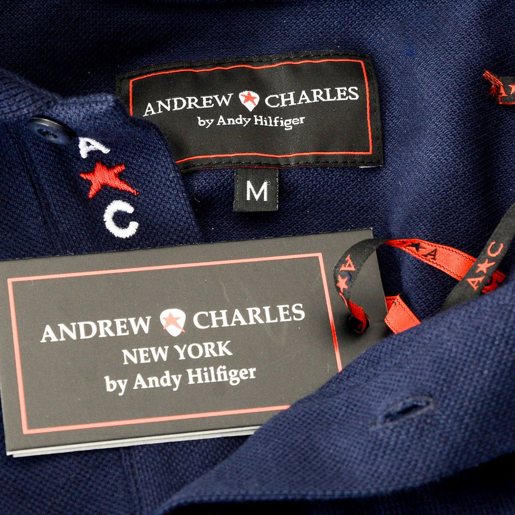 Polo da uomo Andrew Charles By Andy Hilfiger PT160 32001 ALABAMA NAVY