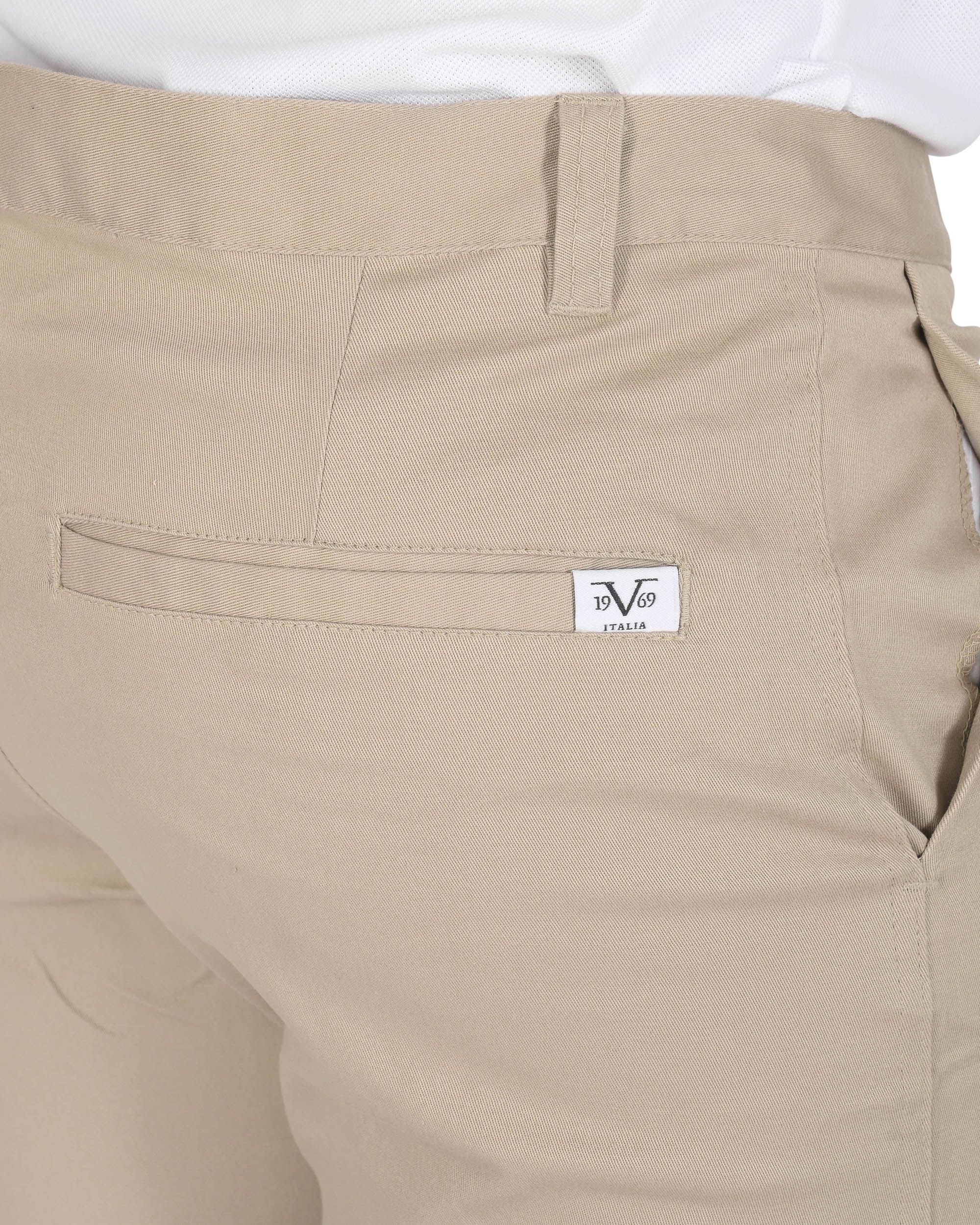 19V69 Italia Mens Bermuda BERGAMO BEIGE