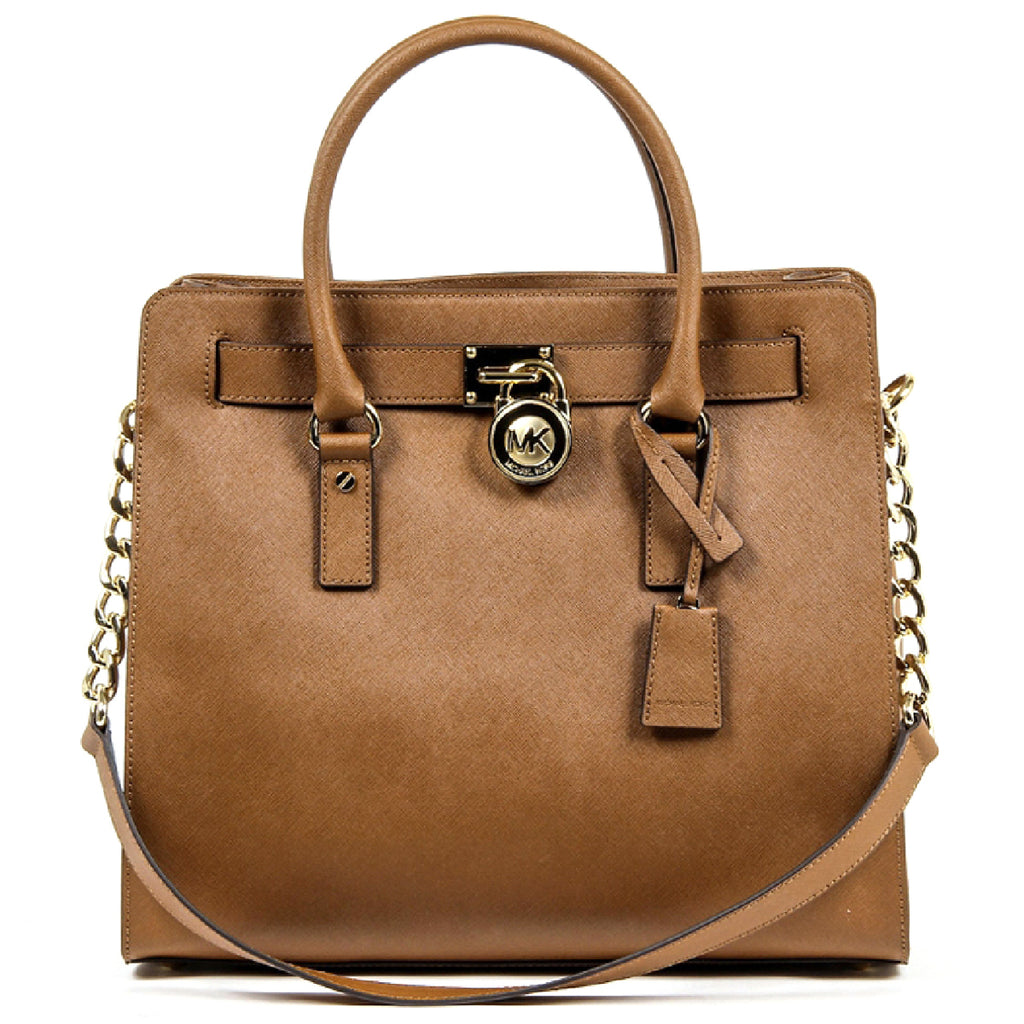 Borsa a mano grande in pelle Hamilton da donna Michael Kors