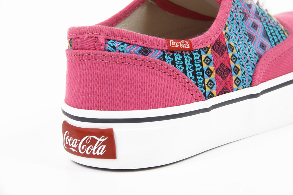 Sneakers da donna Coca Cola CCA0713 KICK ETNIC ROSA