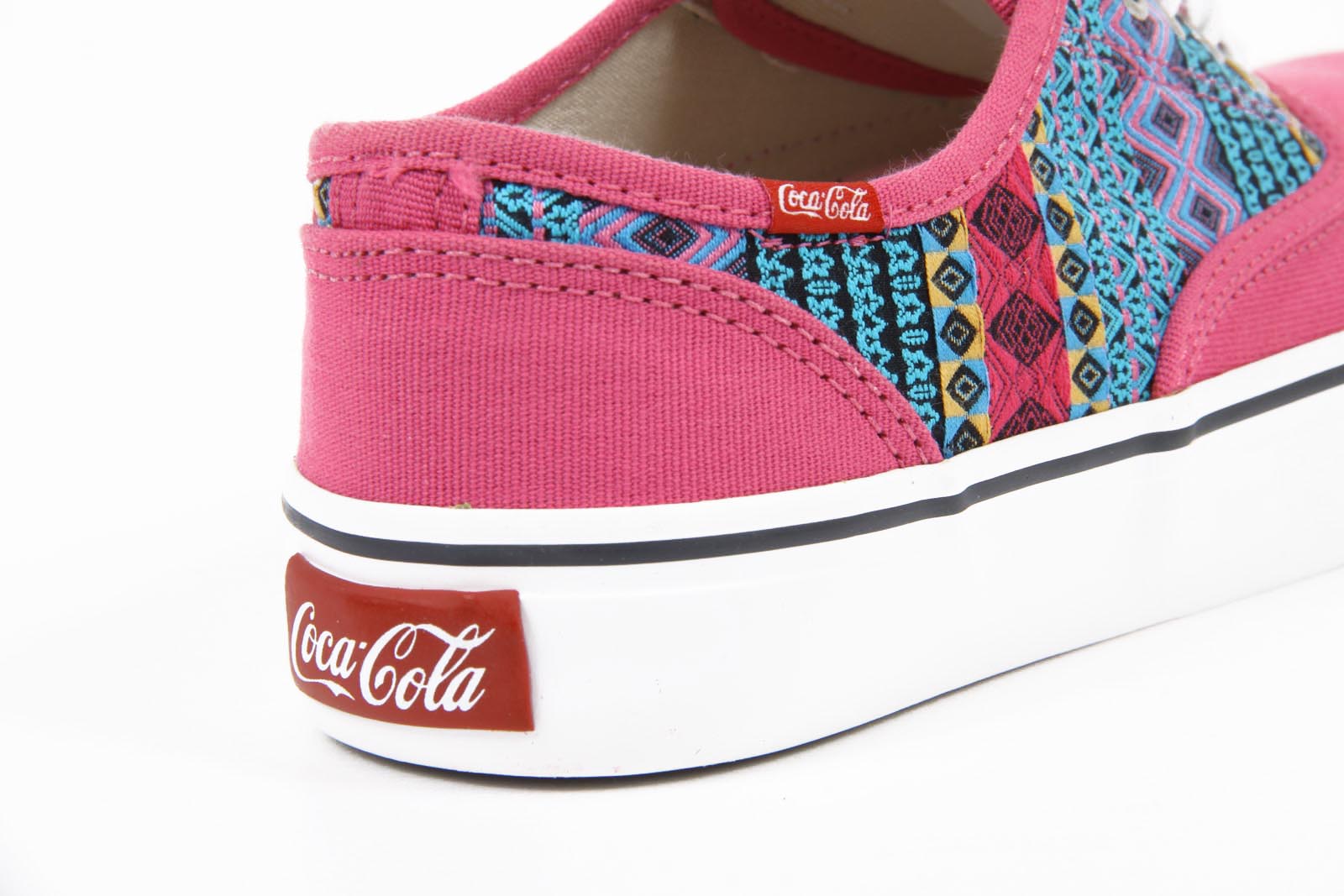 Sneakers da donna Coca Cola CCA0713 KICK ETNIC ROSA