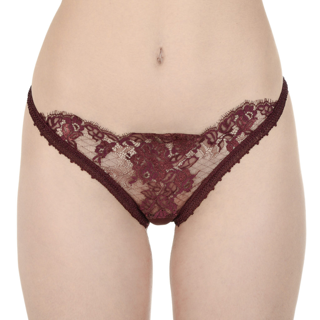 La Perla Top Donna Slip Bordeaux