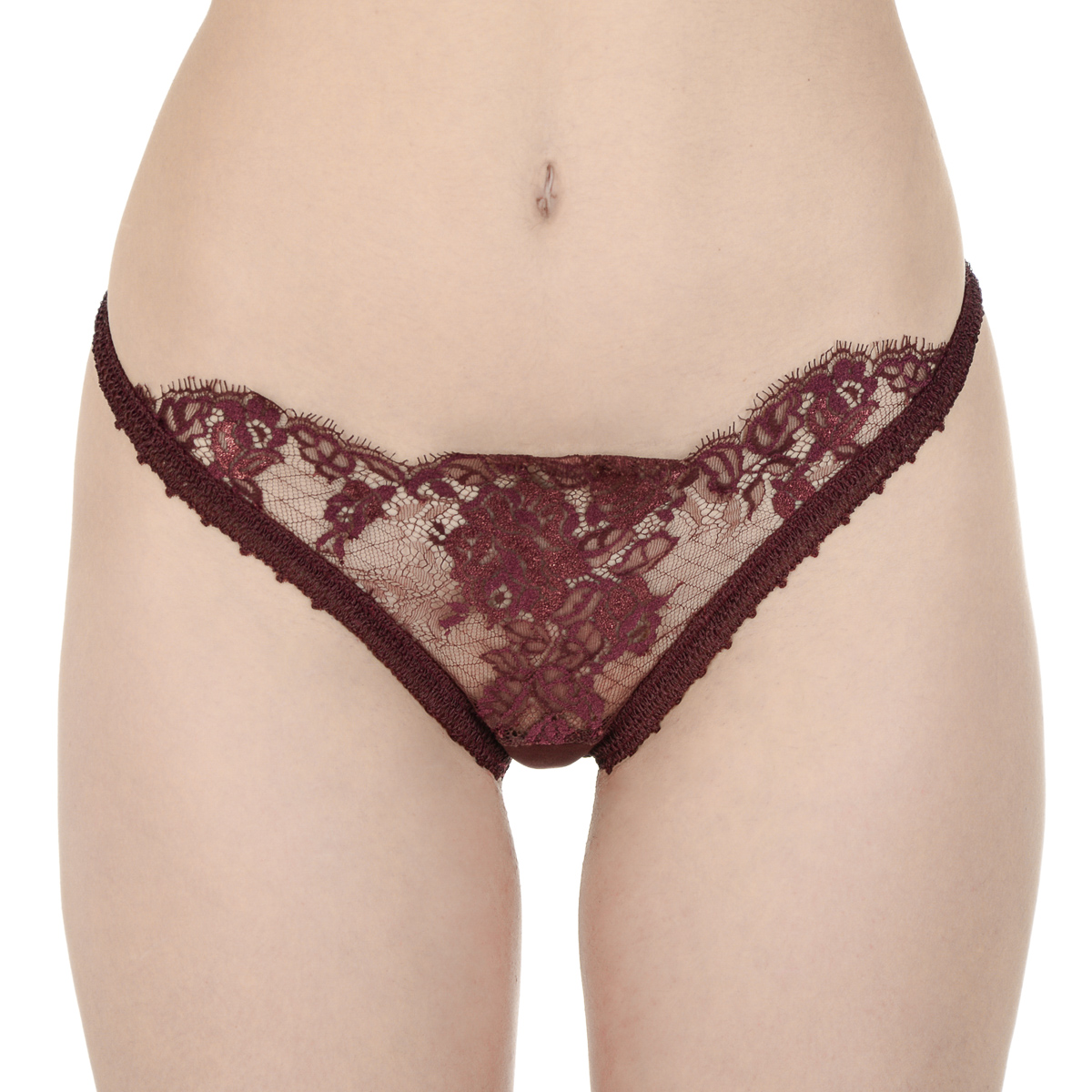 La Perla Top Donna Slip Bordeaux