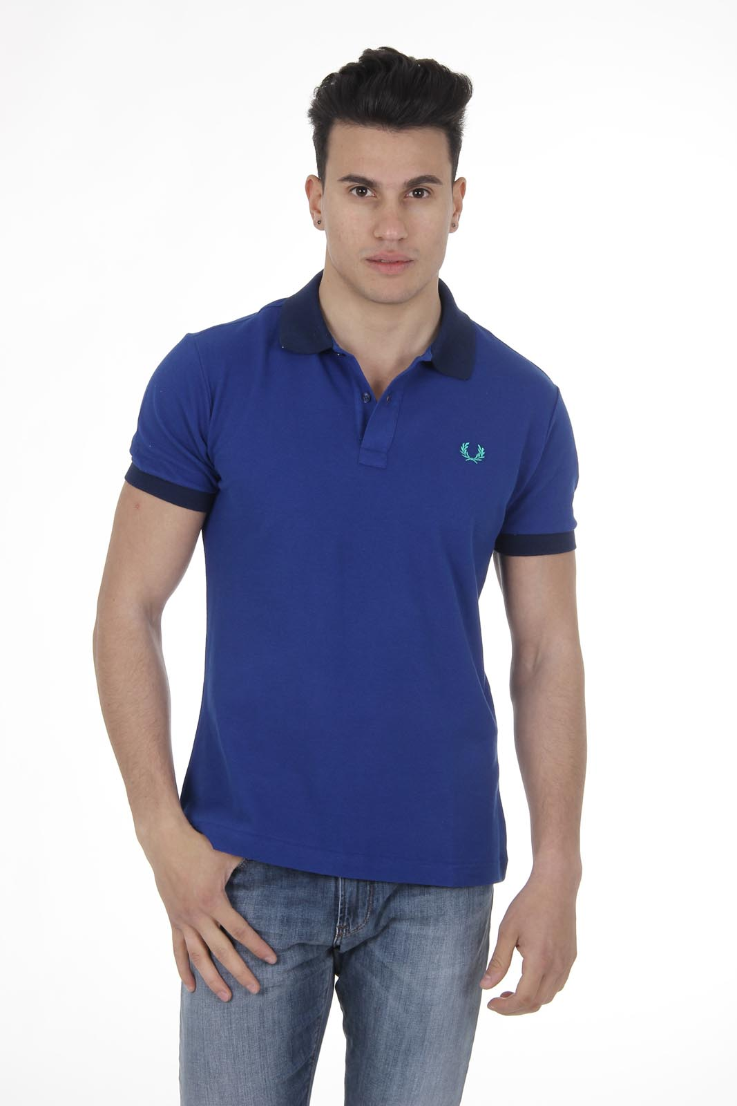 Polo da uomo Fred Perry blu 30102252 V0039
