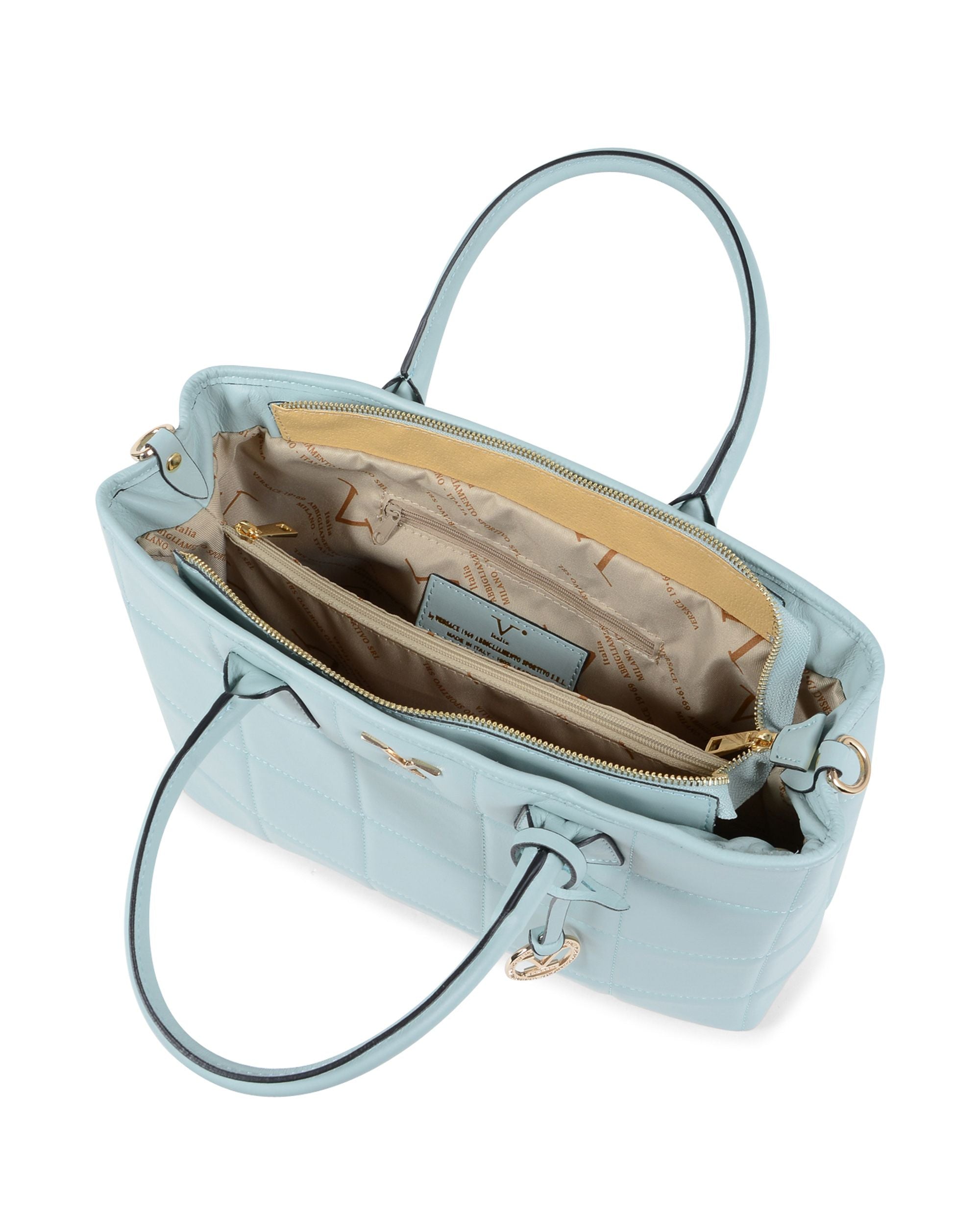 V Italia Borsa a mano da donna Azzurro BH10232 52 SAUVAGE CIELO