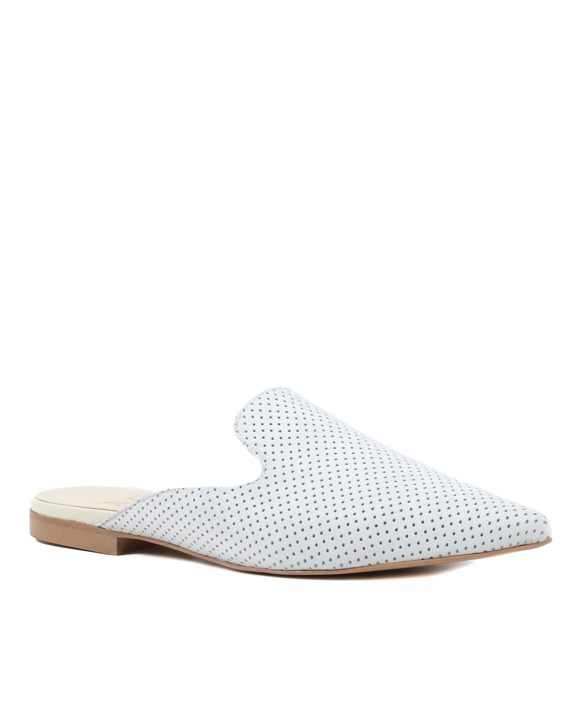 19V69 Italia Womens Slide White 4747 SABOT TRAF SILK GESSO
