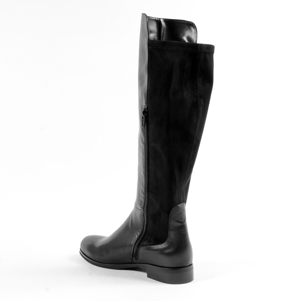 V 1969 Italia Stivale alto da donna nero UVA