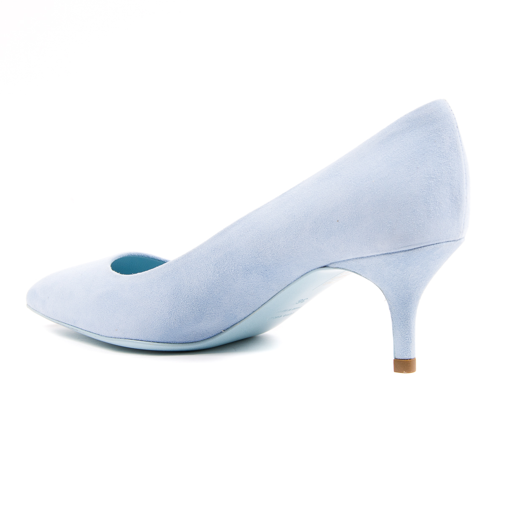 V 1969 Italia Scarpe da donna con tacco azzurro DESY
