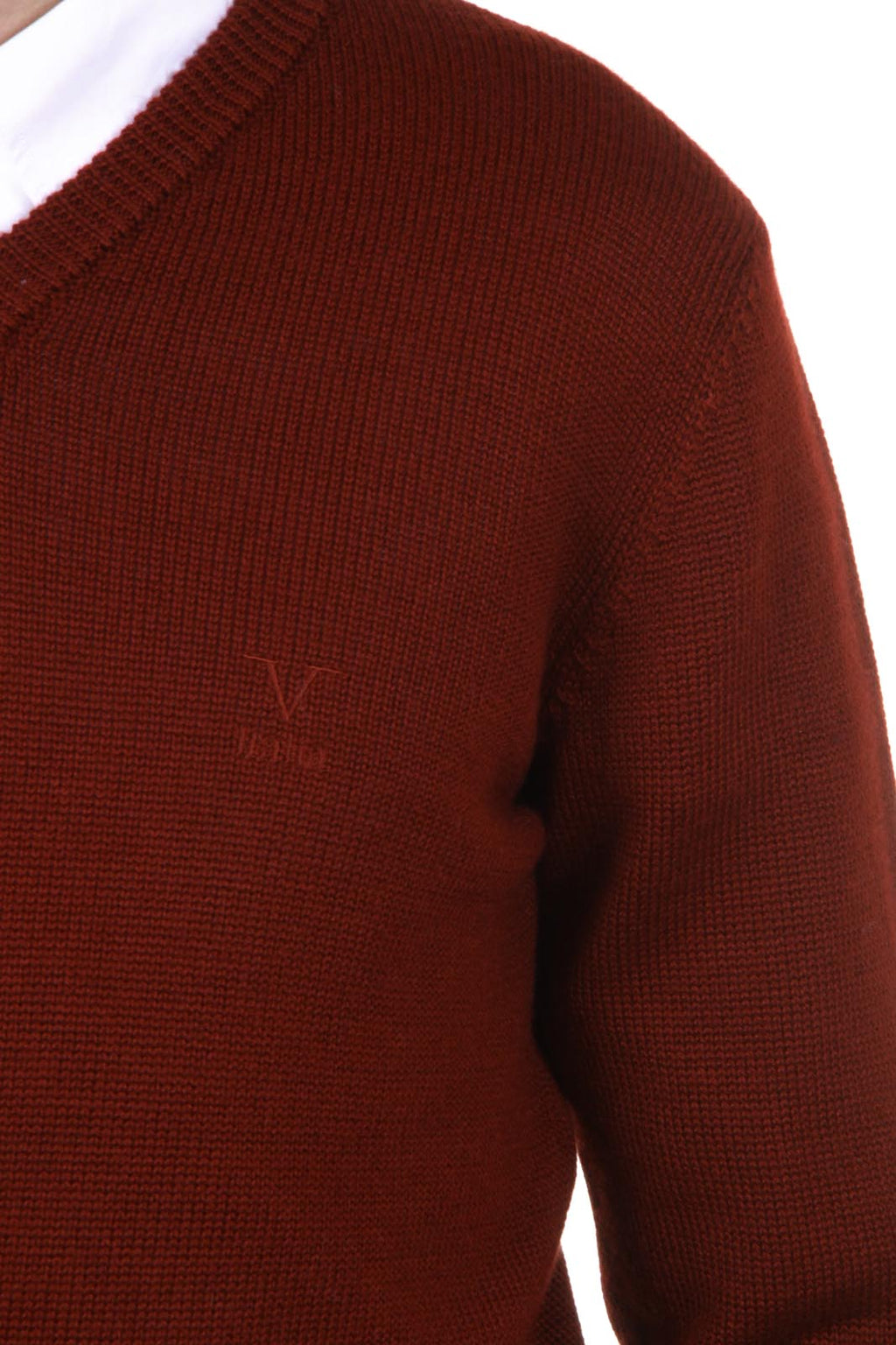 Maglione uomo scollo a V V 1969 Italia 9803 SCOLLO V BORDEAUX
