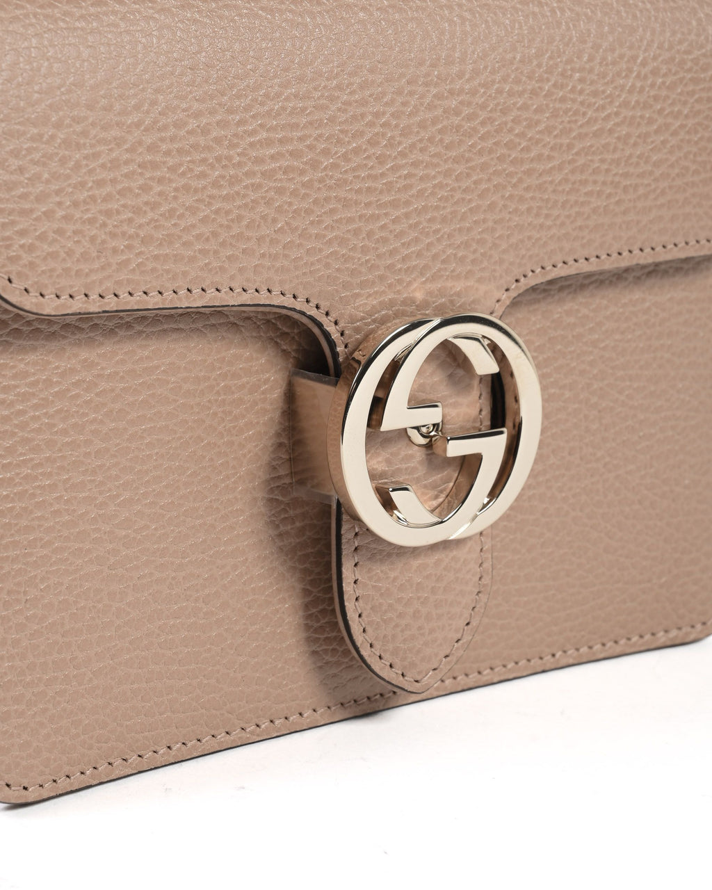 Borsa Gucci Interlocking in pelle con catena 510304 CAO0G 2754