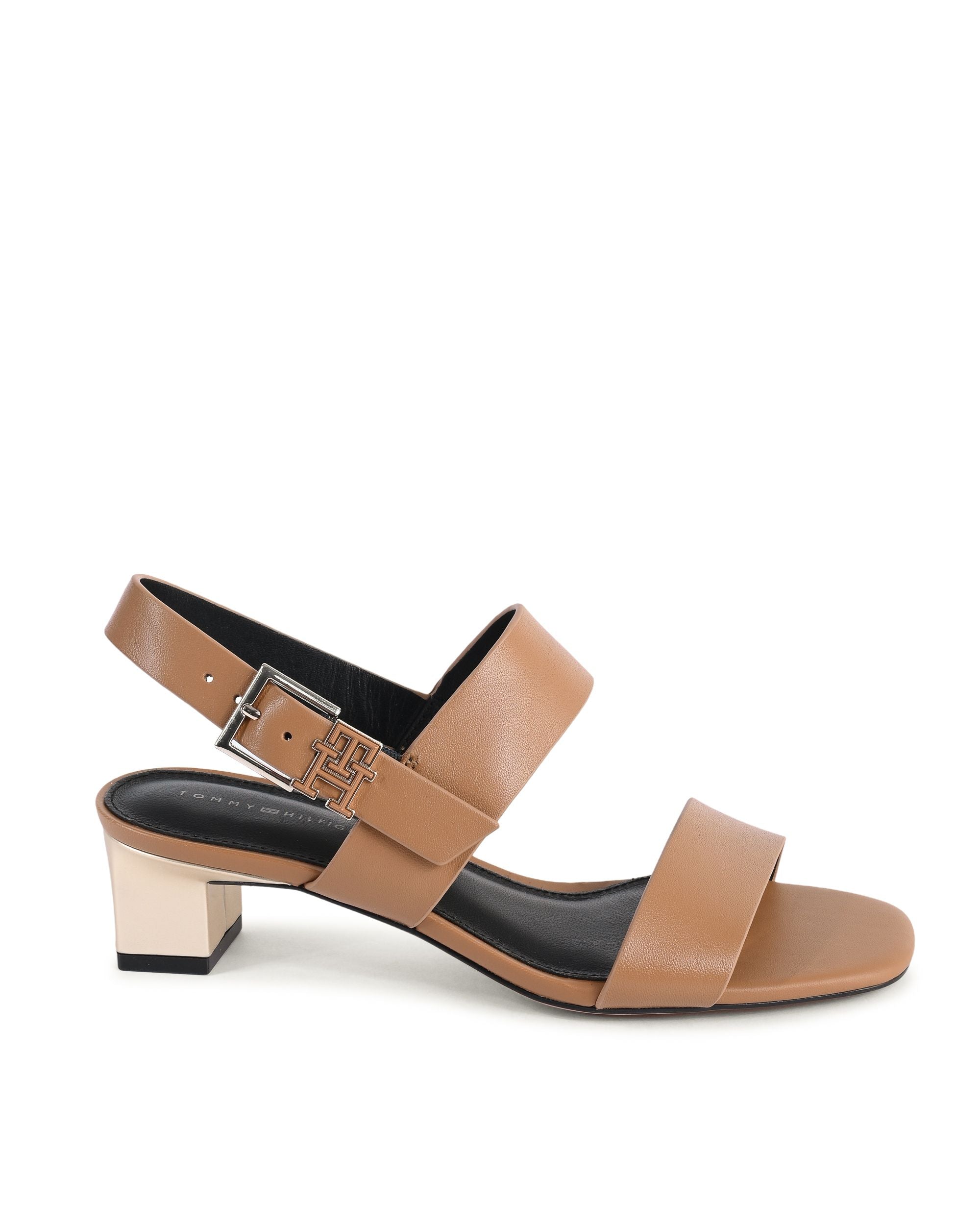 Sandalo da donna Tommy Hilfiger marrone FW0FW08040GU9
