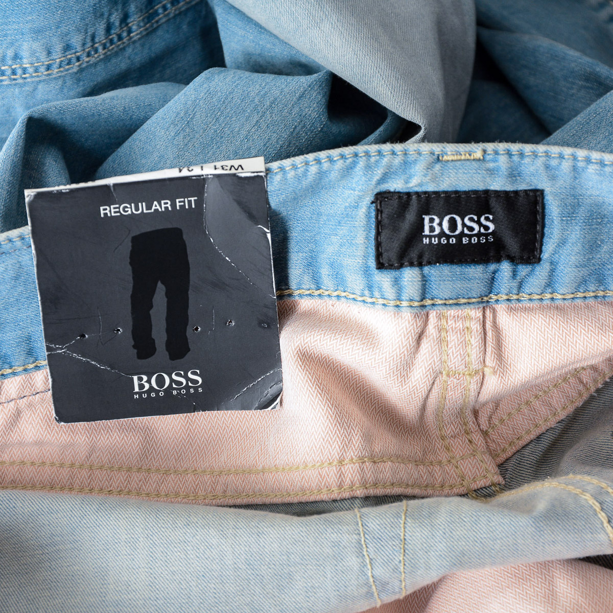 Jeans da uomo Hugo Boss Azzurro MAINE