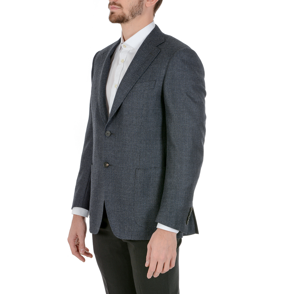 Giacca da uomo Canali maniche lunghe grigio scuro
