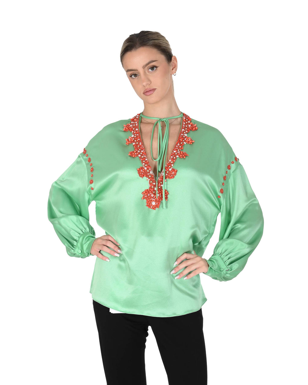 Valentino Donna Blusa AE9568C7 ZZ7 5IC