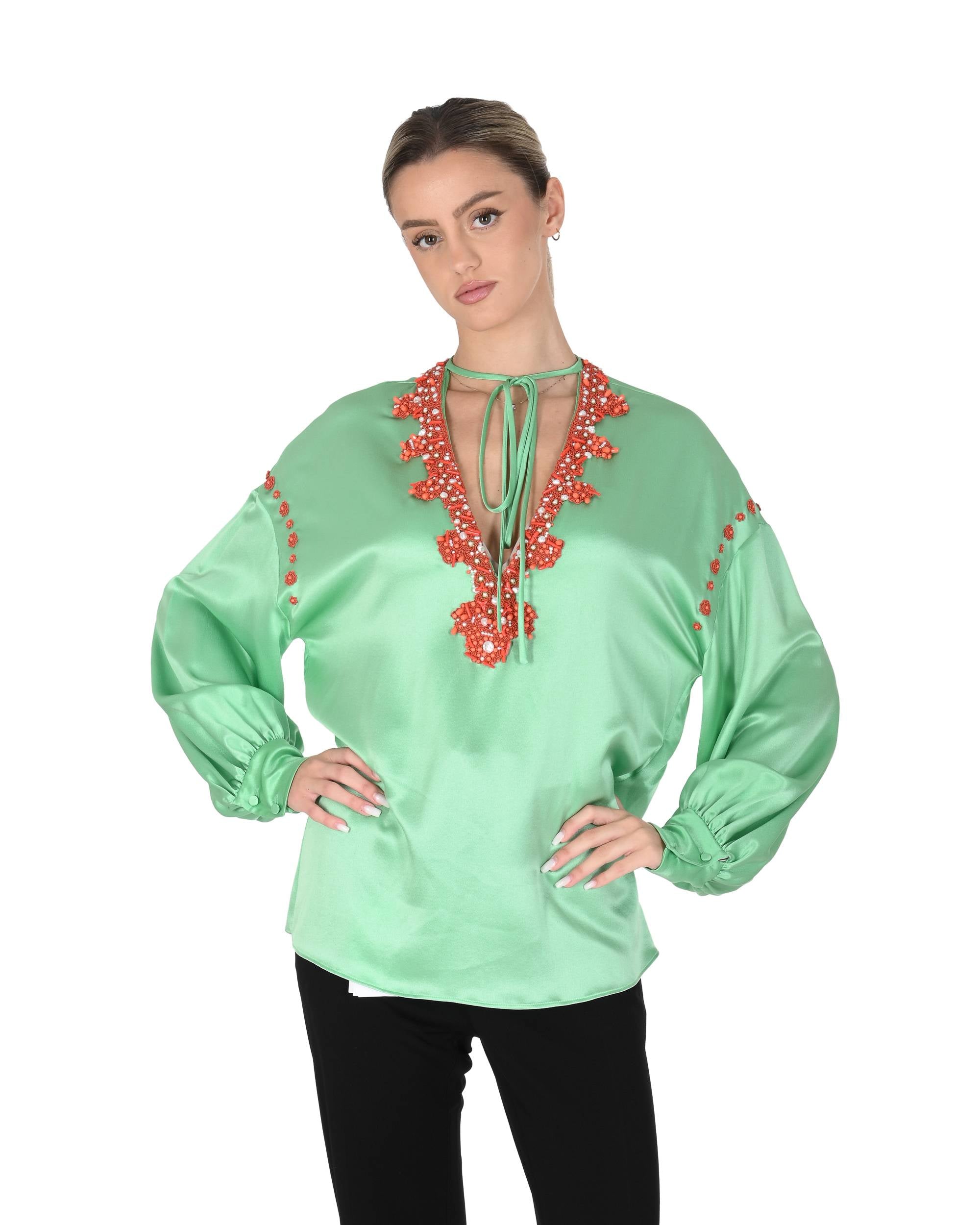 Valentino Donna Blusa AE9568C7 ZZ7 5IC