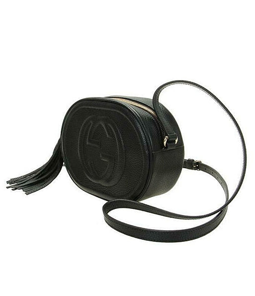 Borsa a tracolla con logo GG in rilievo