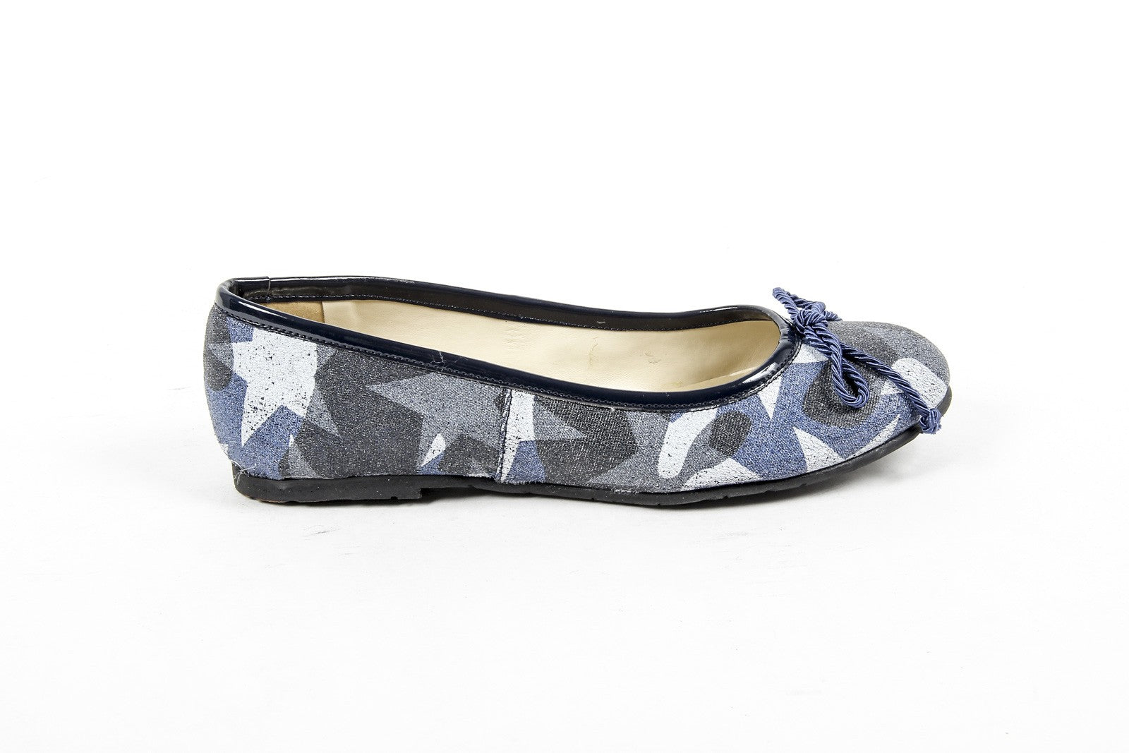 V 1969 Italia Womens Ballerina E08 STRETCH BLU