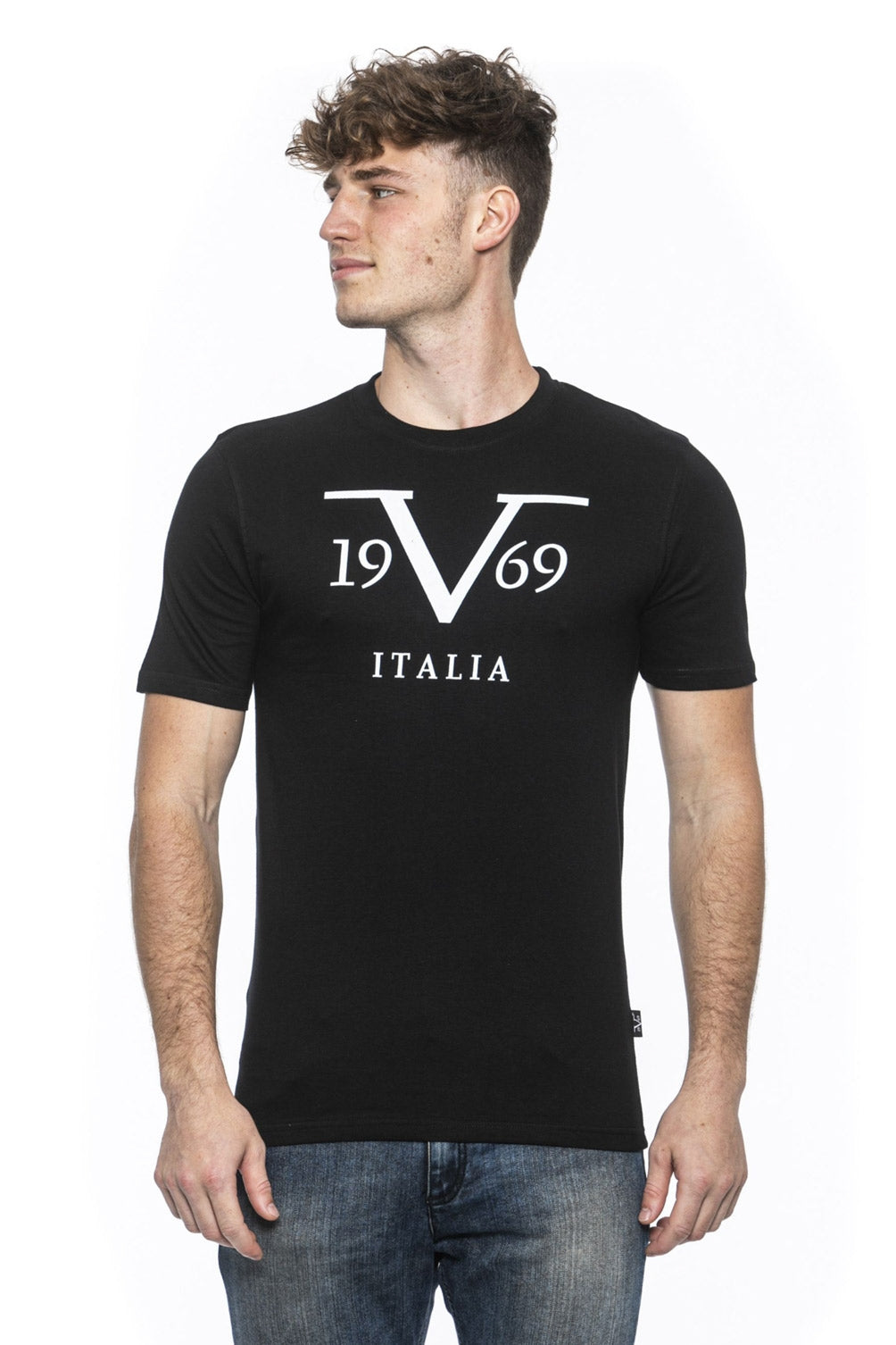 19V69 Italia T-Shirt Uomo Nera RAYAN BLACK