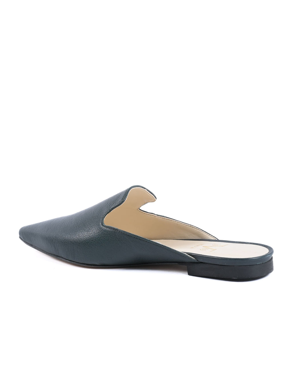 19V69 Italia Ciabatte da donna verde scuro SABOT MARBLE GREEN