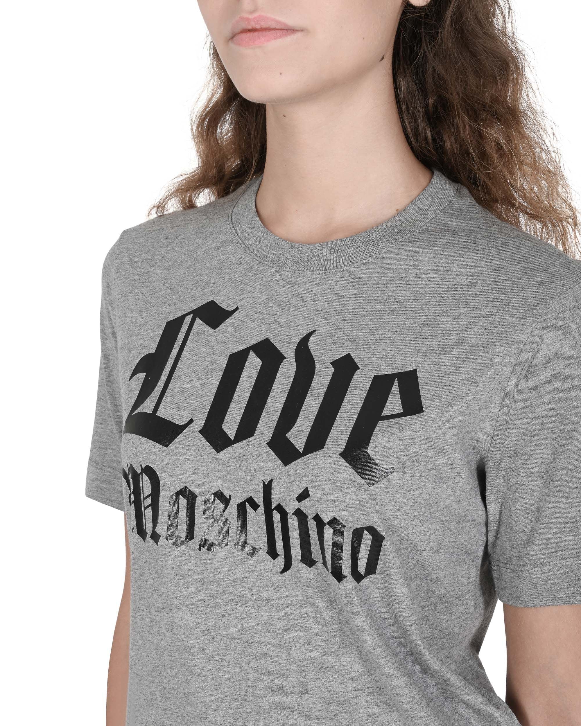 T-shirt da donna Love Moschino W 4 H06 33 M 3876 B499 MEL. MEDIUM GREY