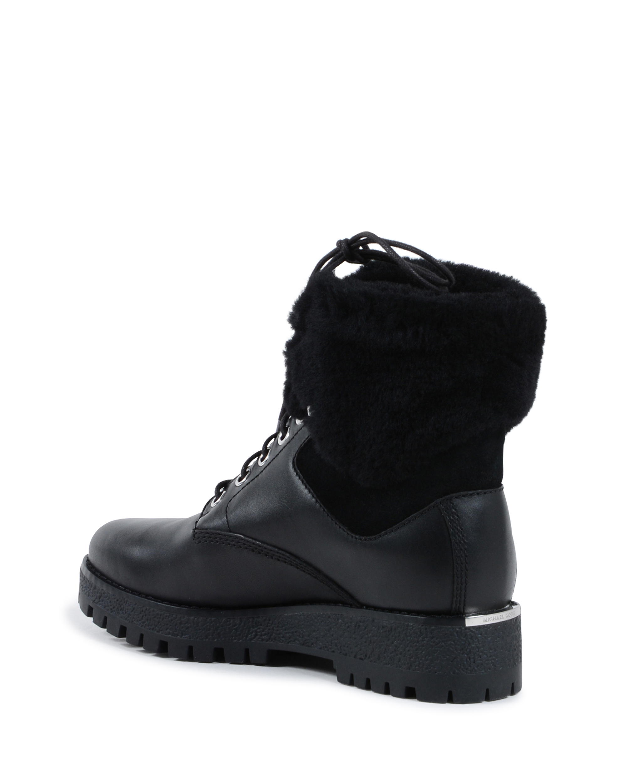 Stivale corto da donna Michael Kors nero TEDDY