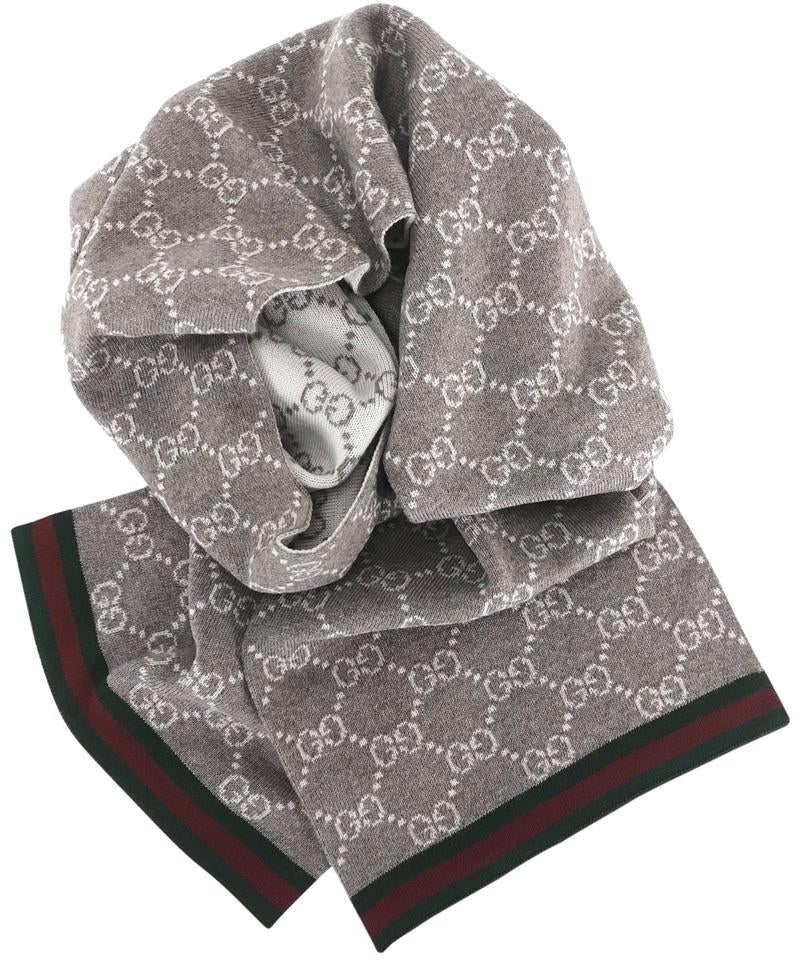 Gucci sciarpa uomo 23x180 marrone