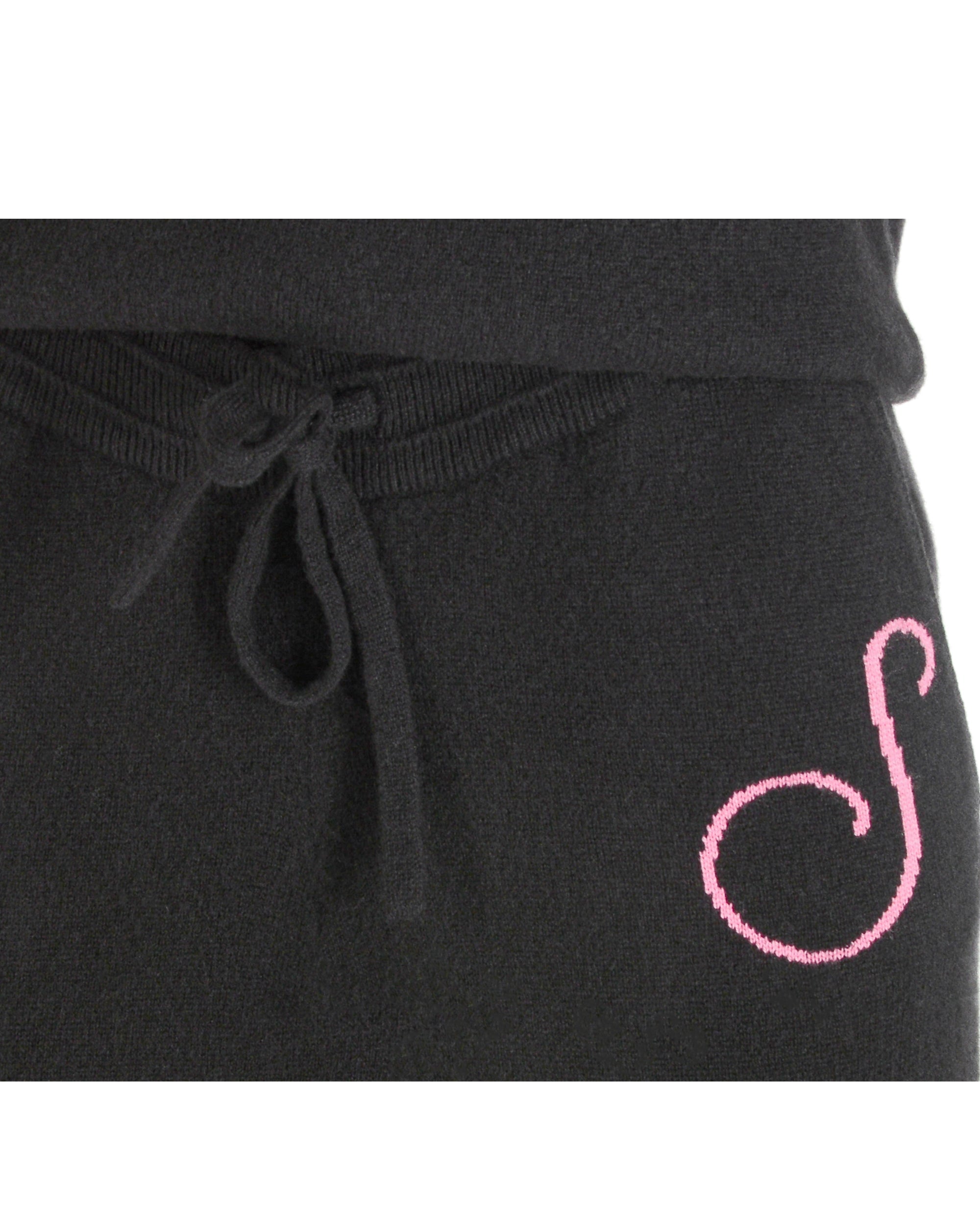 Pantaloni da tuta in cashmere - Nero